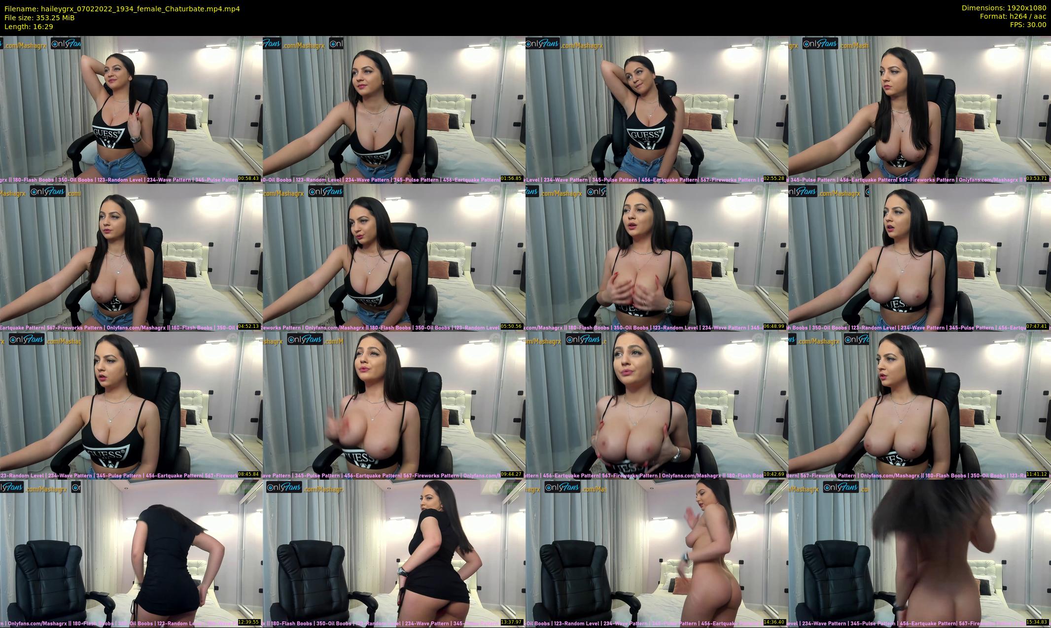 haileygrx — 17 minute Chaturbate female cam show recording, 1080p, Feb 7, 2022