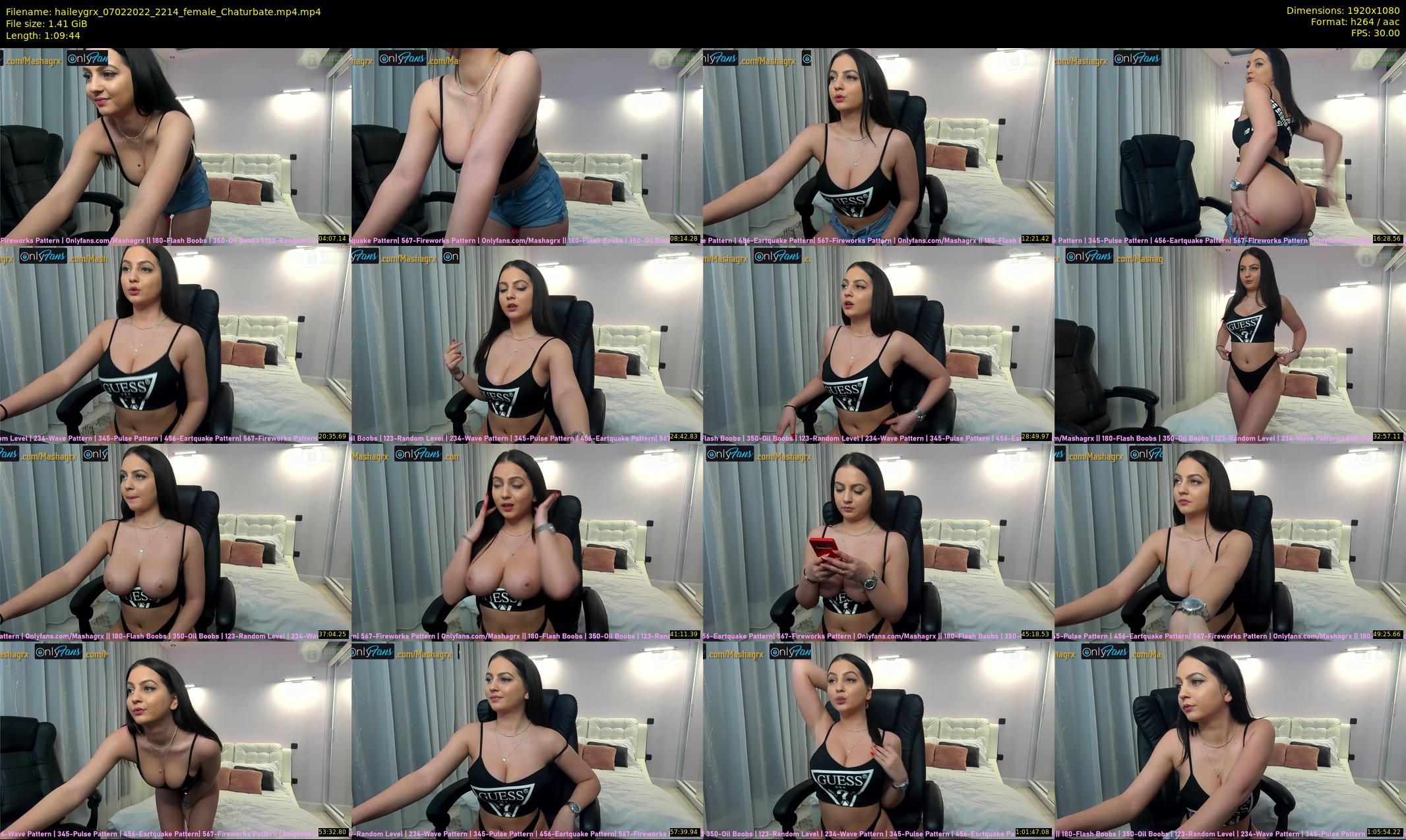 haileygrx — 70 minute Chaturbate female cam show recording, 1080p, Feb 7, 2022
