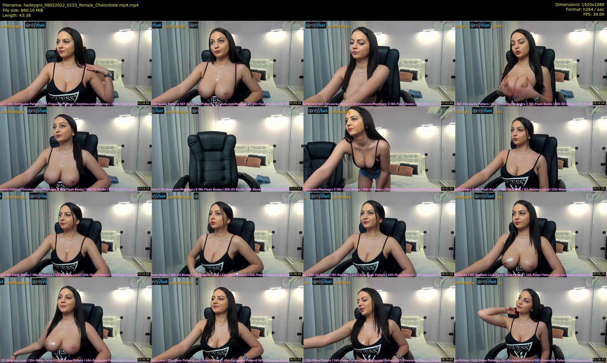 haileygrx — 44 minute Chaturbate female cam show recording, 1080p, Feb 8, 2022