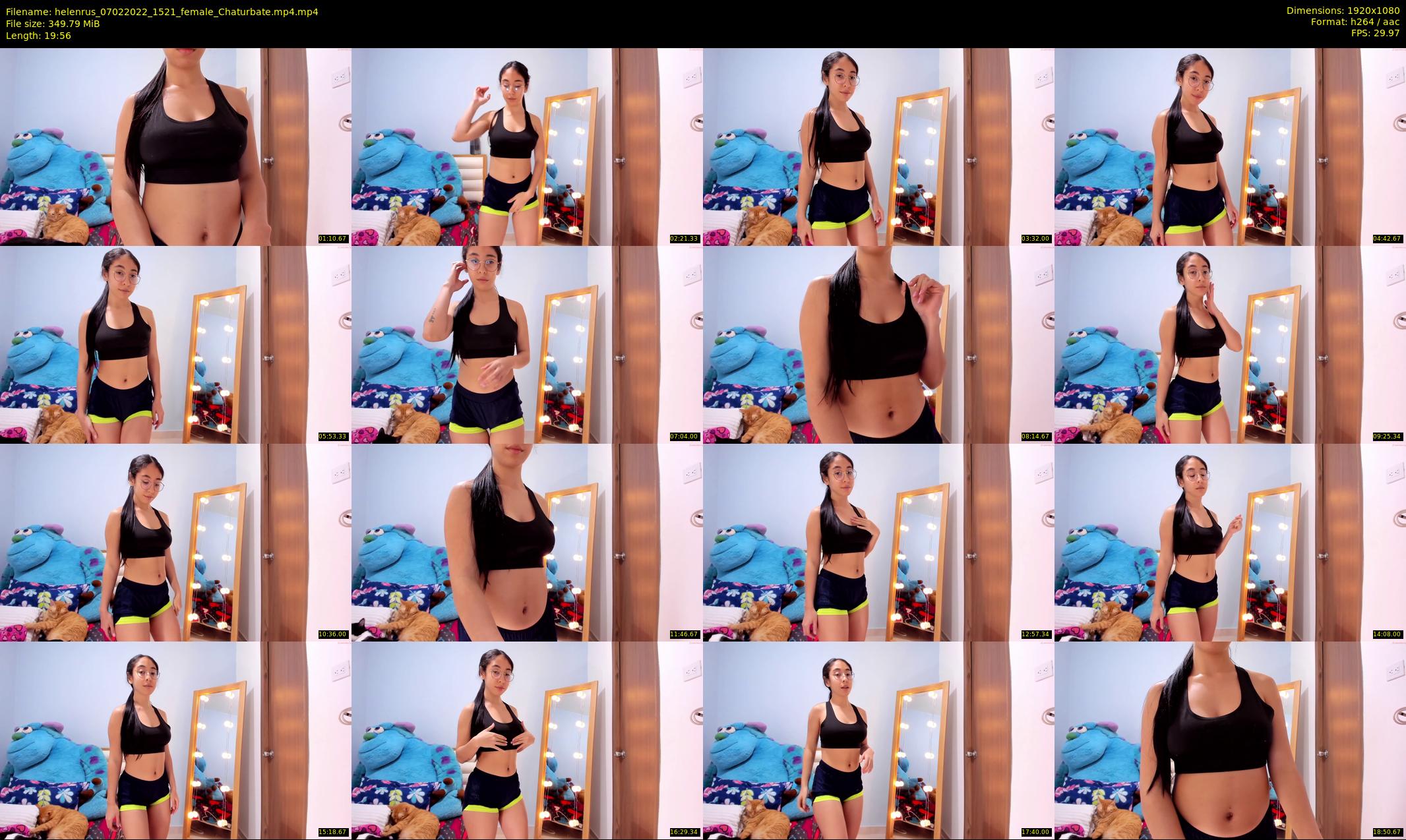 helenrus — 20 minute Chaturbate female cam show recording, 1080p, Feb 7, 2022