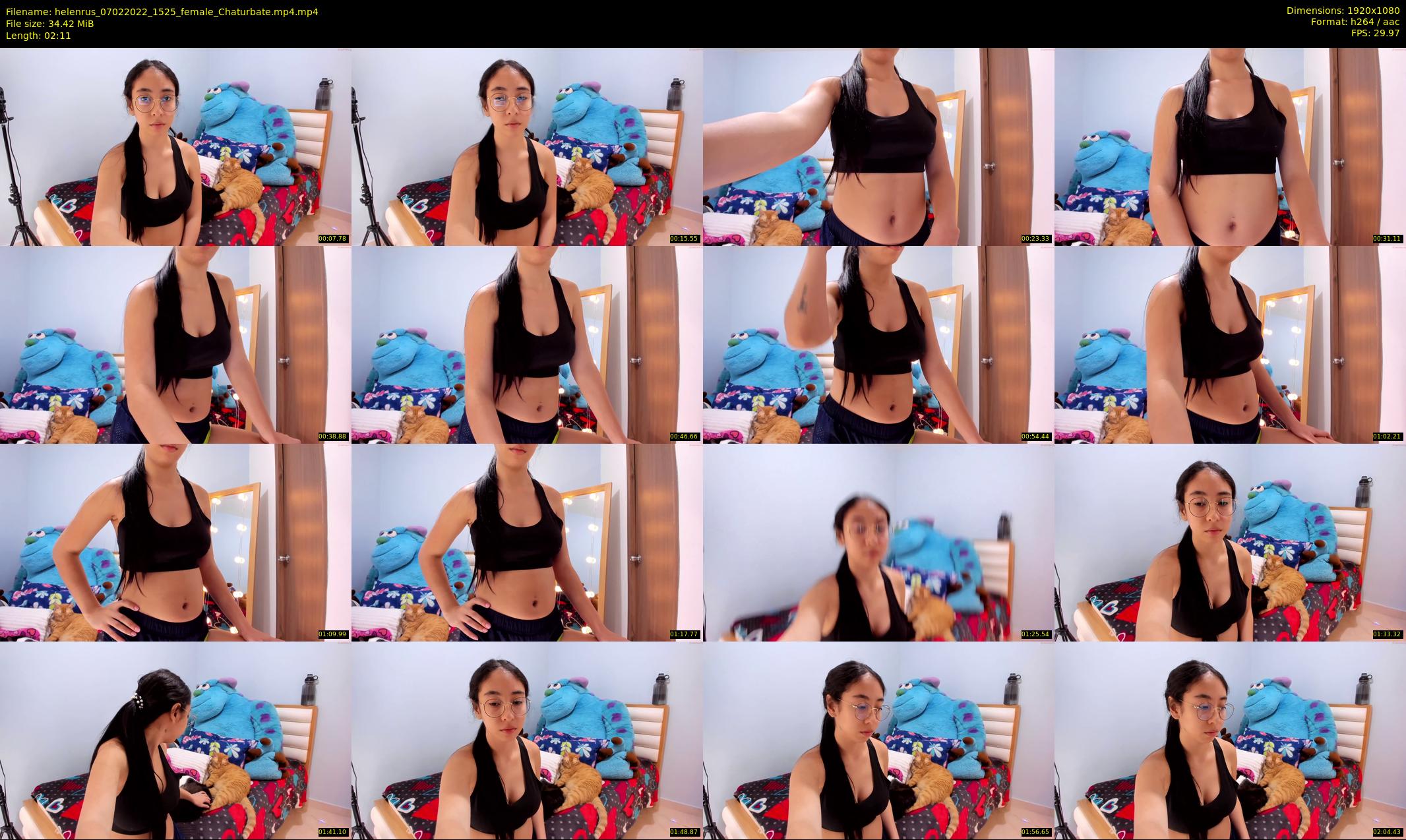 helenrus — 3 minute Chaturbate female cam show recording, 1080p, Feb 7, 2022