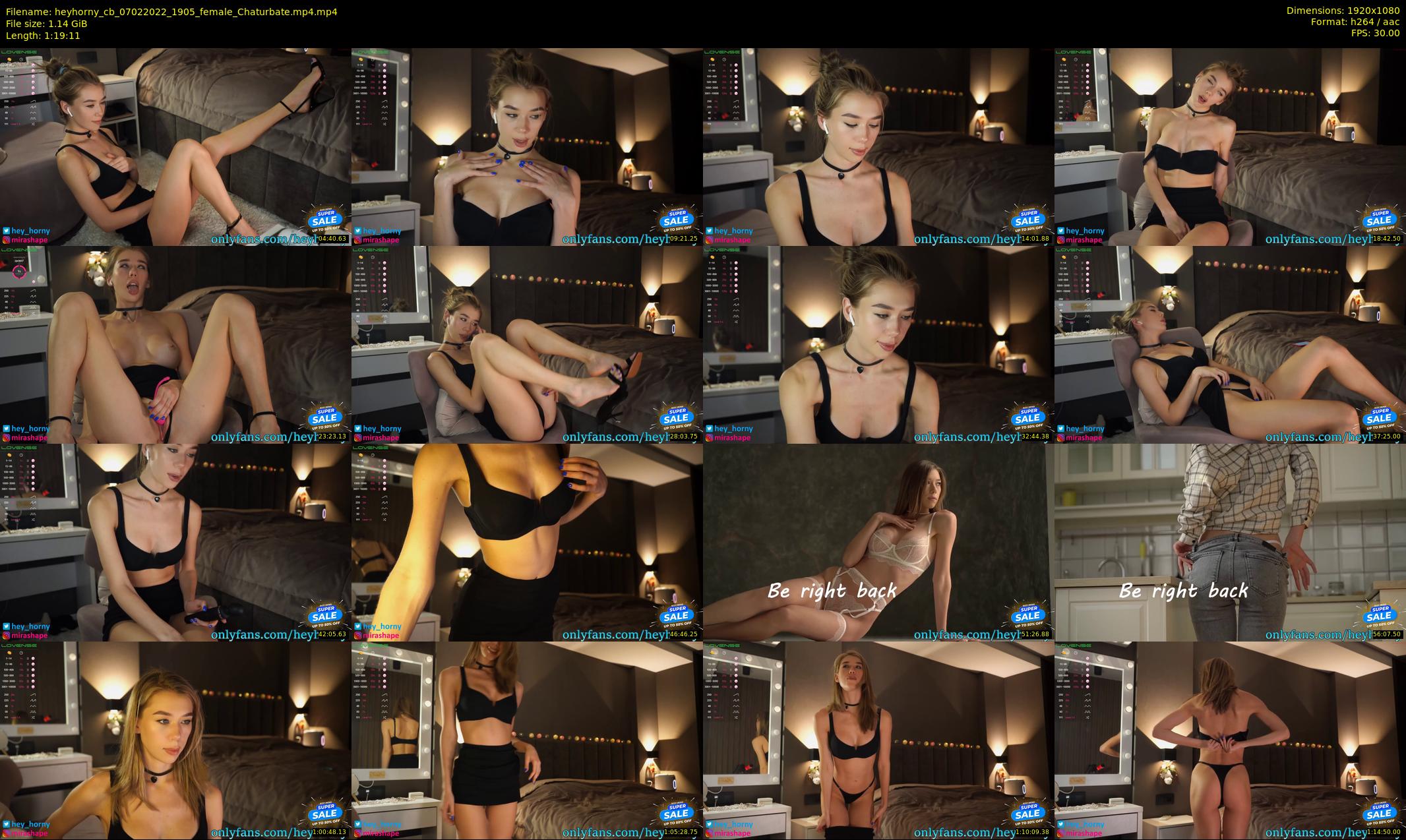 heyhorny_cb — 80 minute Chaturbate couple cam show recording, 1080p, Feb 7, 2022