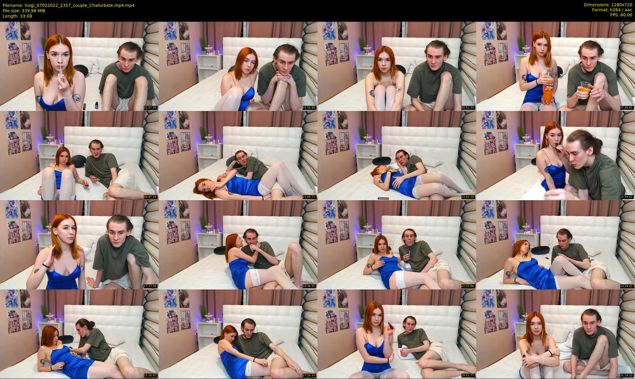 hizgi — 34 minute Chaturbate couple cam show recording, 720p, Feb 7, 2022