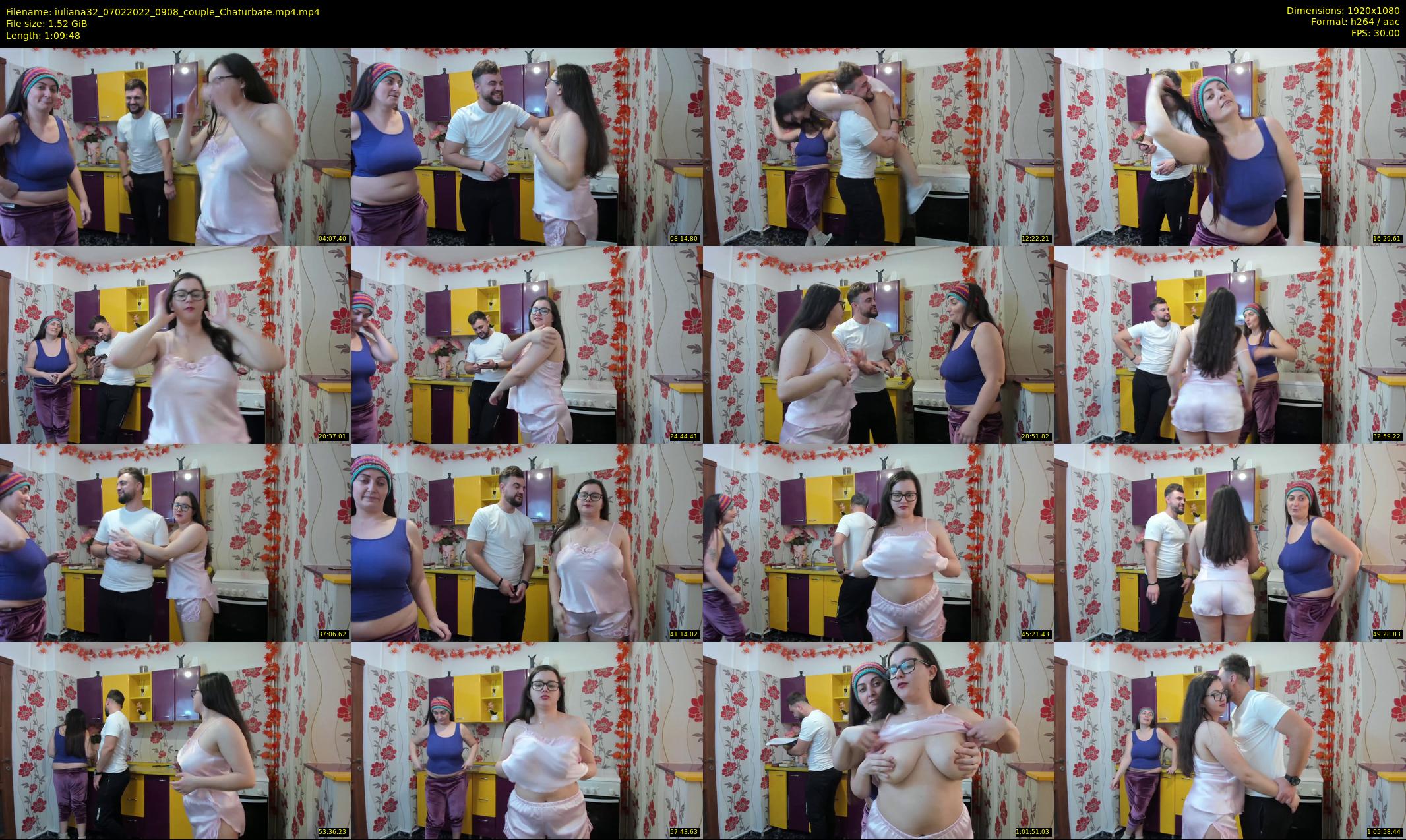 iuliana32 — 70 minute Chaturbate couple cam show recording, 1080p, Feb 7, 2022