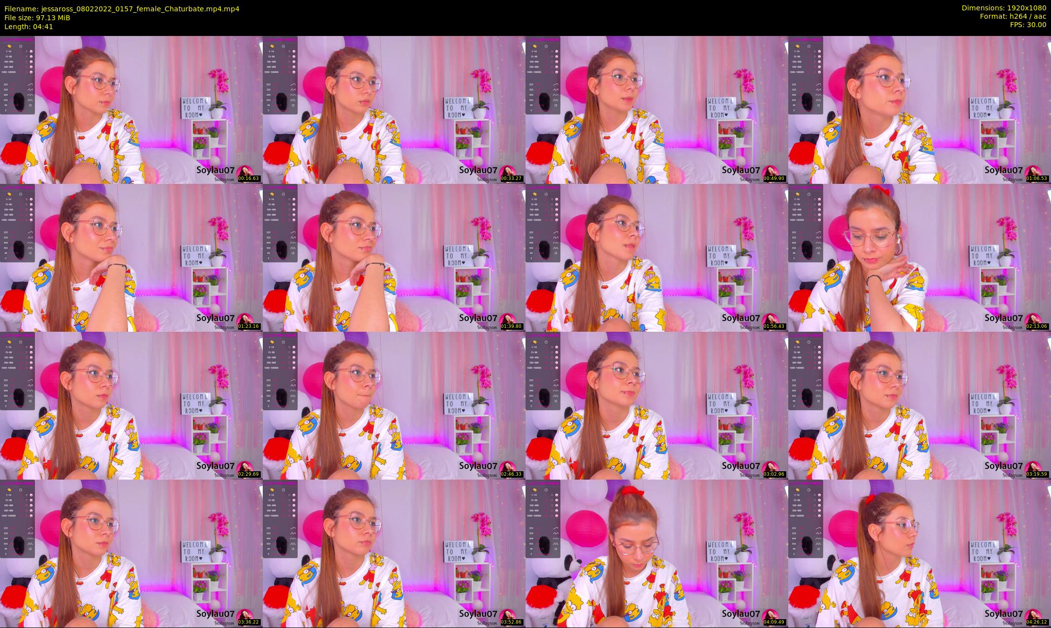 jessaross — 5 minute Chaturbate female cam show recording, 1080p, Feb 8, 2022
