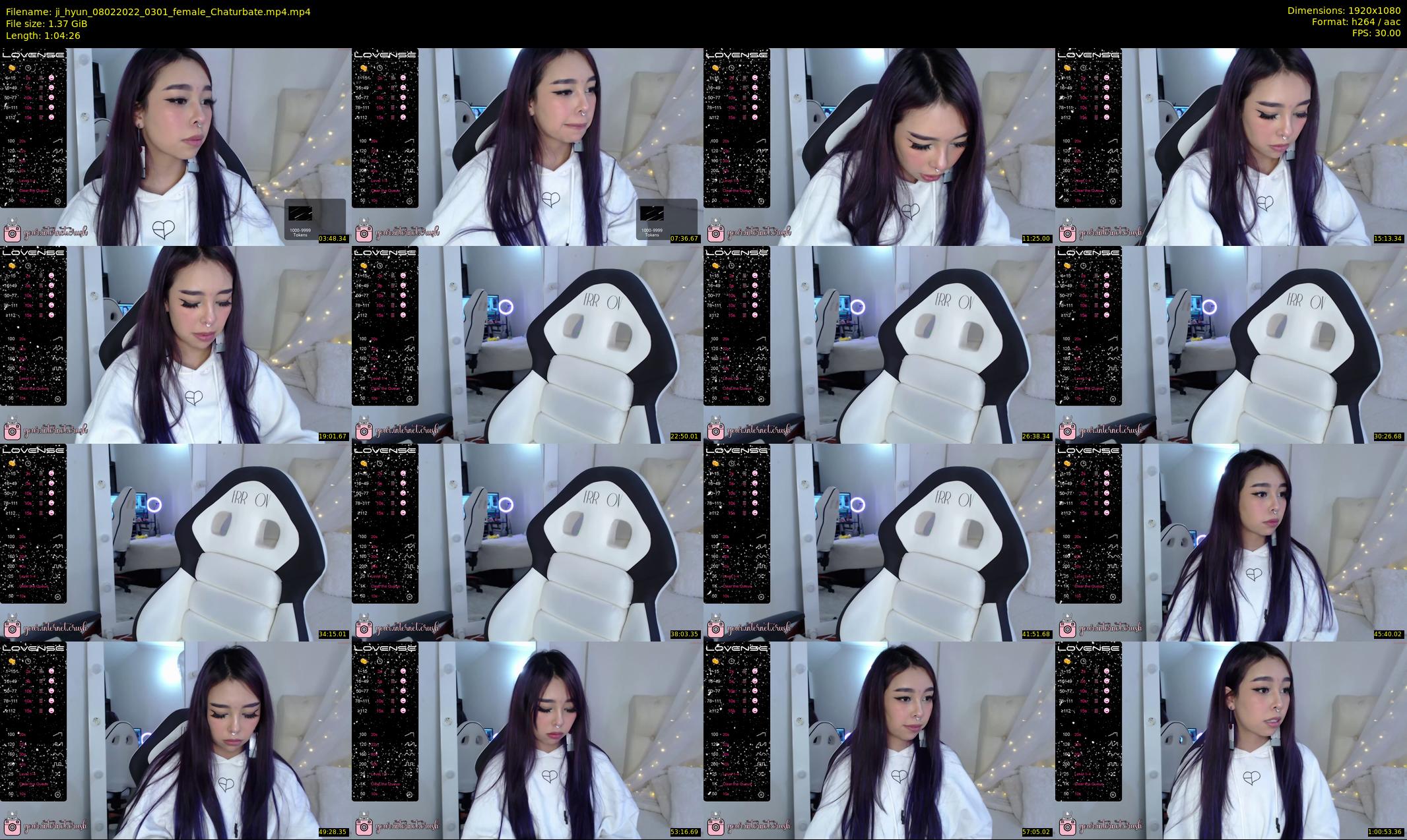 ji_hyun — 65 minute Chaturbate female cam show recording, 1080p, Feb 8, 2022