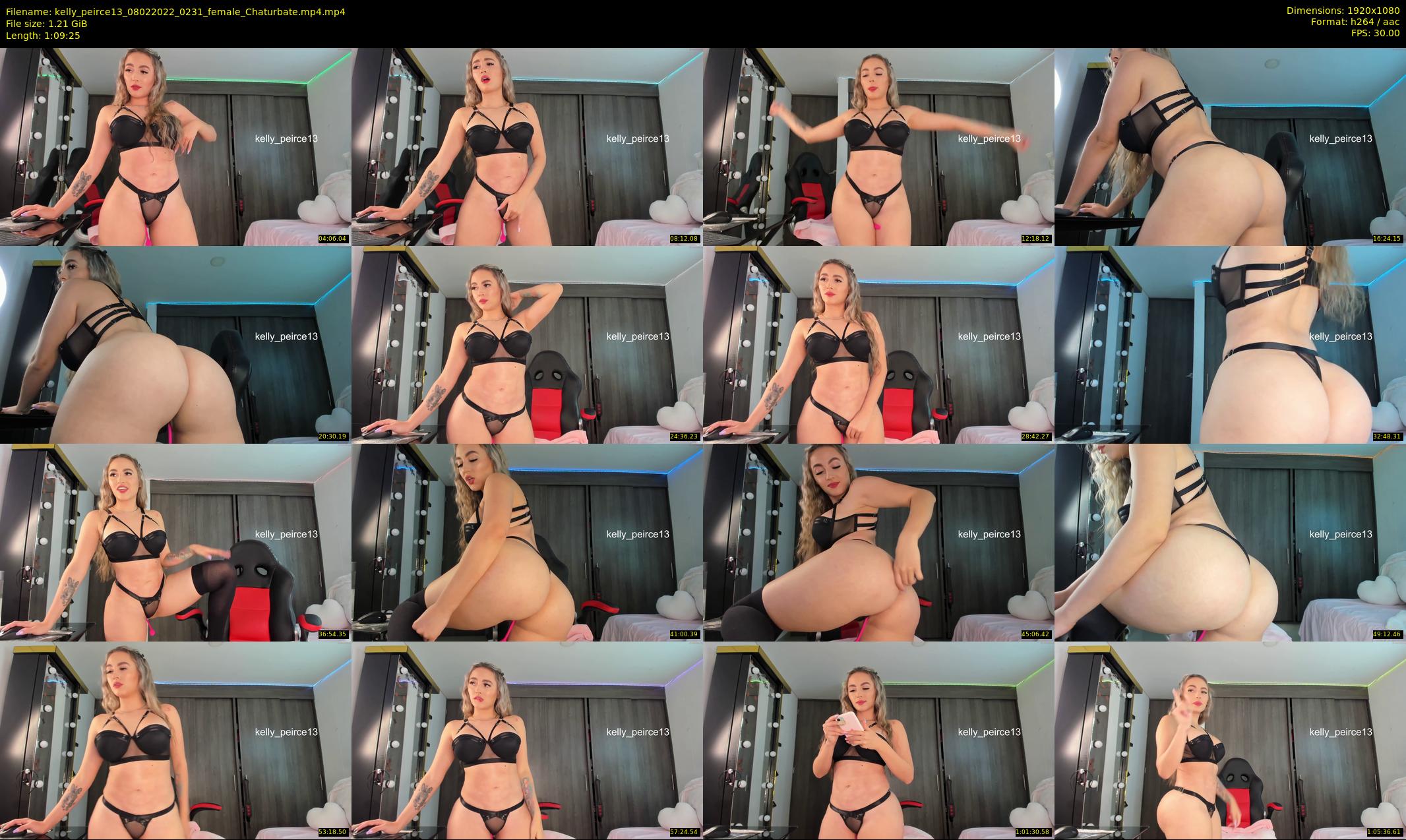 kelly_peirce13 — 70 minute Chaturbate female cam show recording, 1080p, Feb 8, 2022