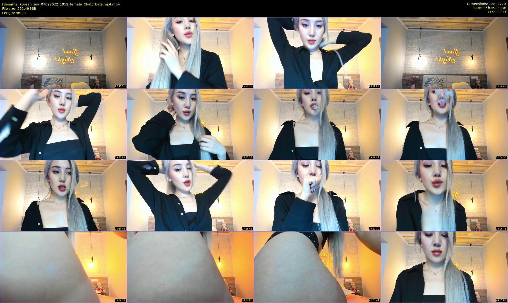 korean_sua — 47 minute Chaturbate female cam show recording, 720p, Feb 7, 2022