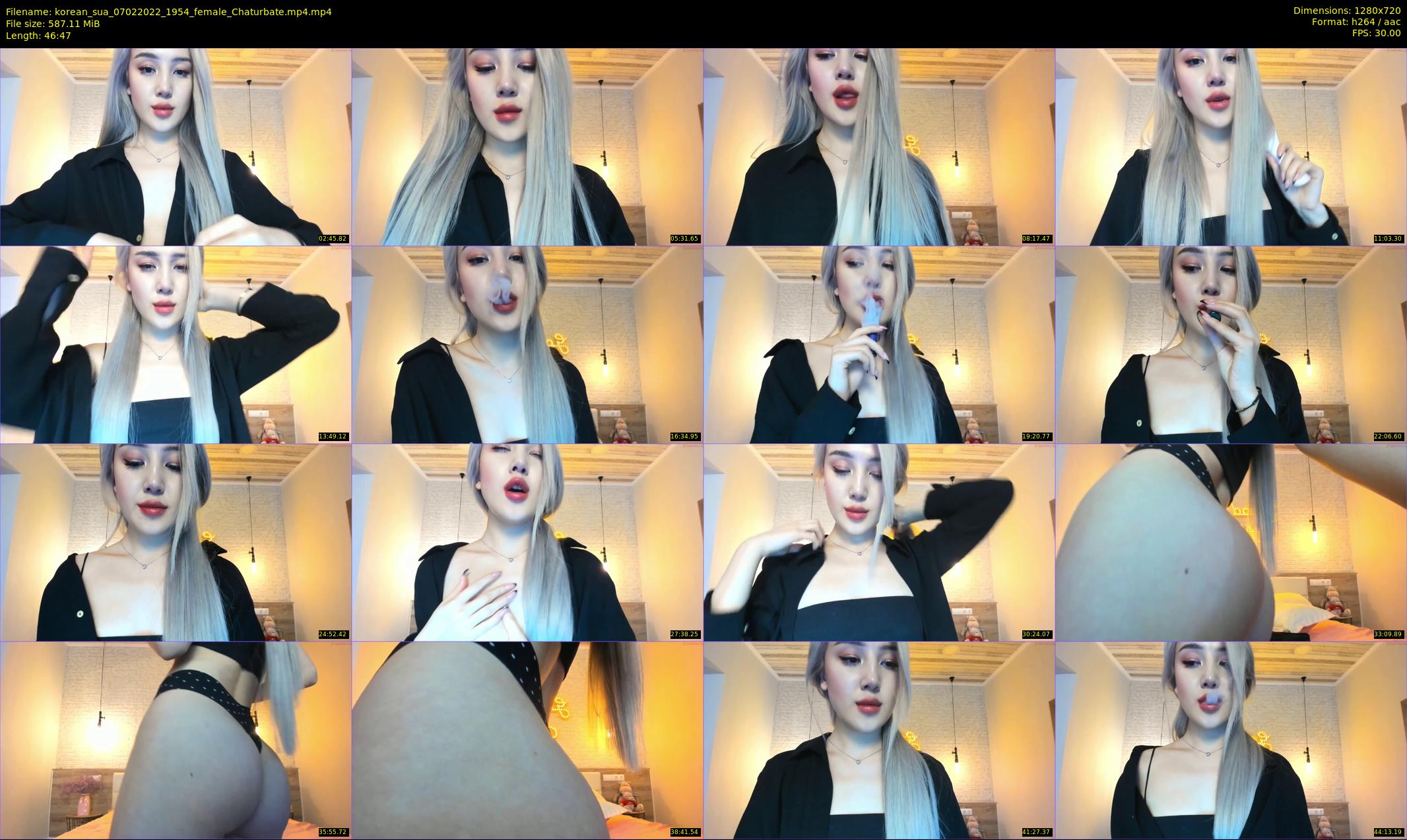 korean_sua — 47 minute Chaturbate female cam show recording, 720p, Feb 7, 2022