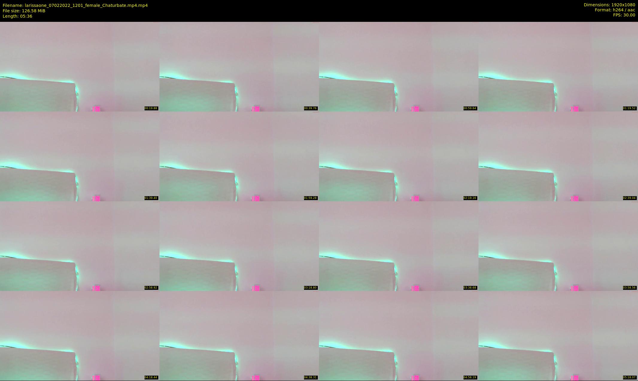 larissaone — 6 minute Chaturbate female cam show recording, 1080p, Feb 7, 2022