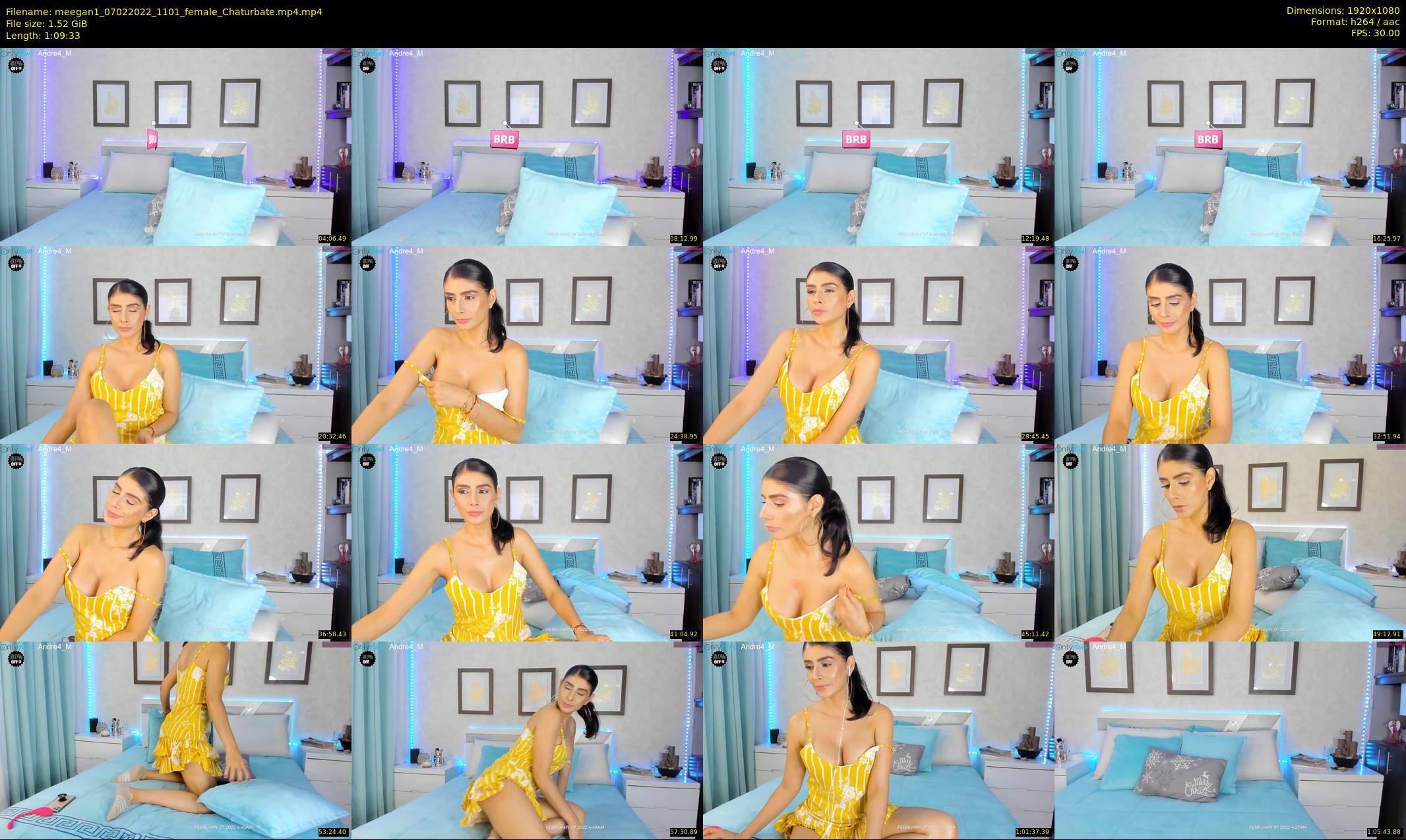 meegan1 — 70 minute Chaturbate female cam show recording, 1080p, Feb 7, 2022