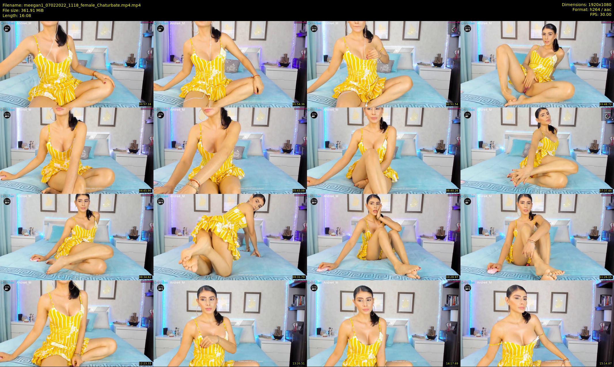 meegan1 — 17 minute Chaturbate female cam show recording, 1080p, Feb 7, 2022