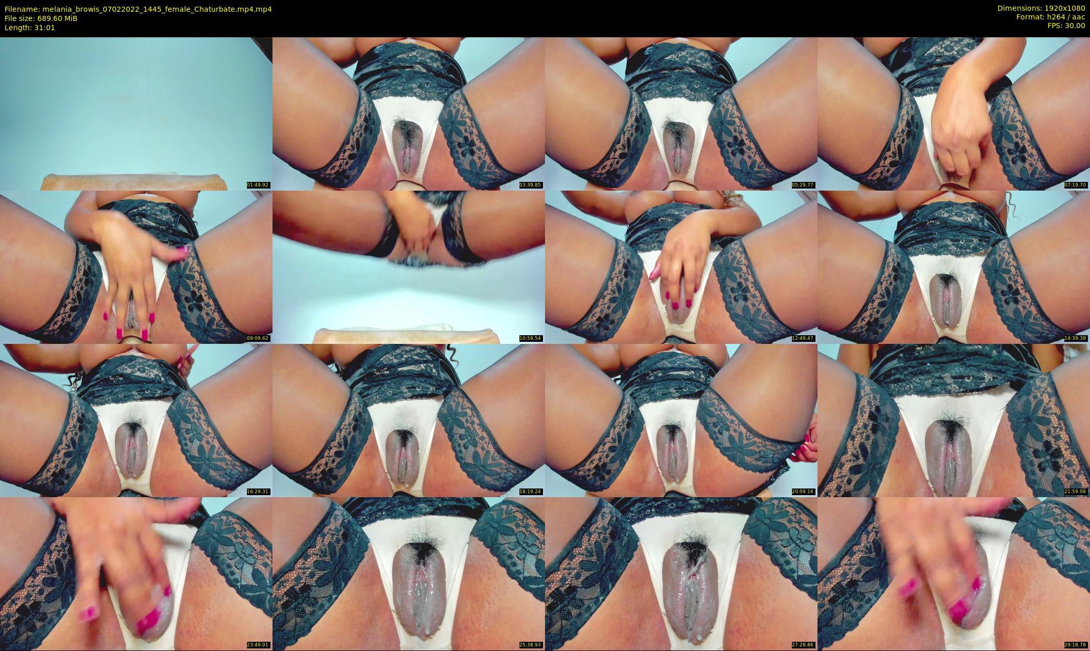 melania_browis — 32 minute Chaturbate female cam show recording, 1080p, Feb 7, 2022