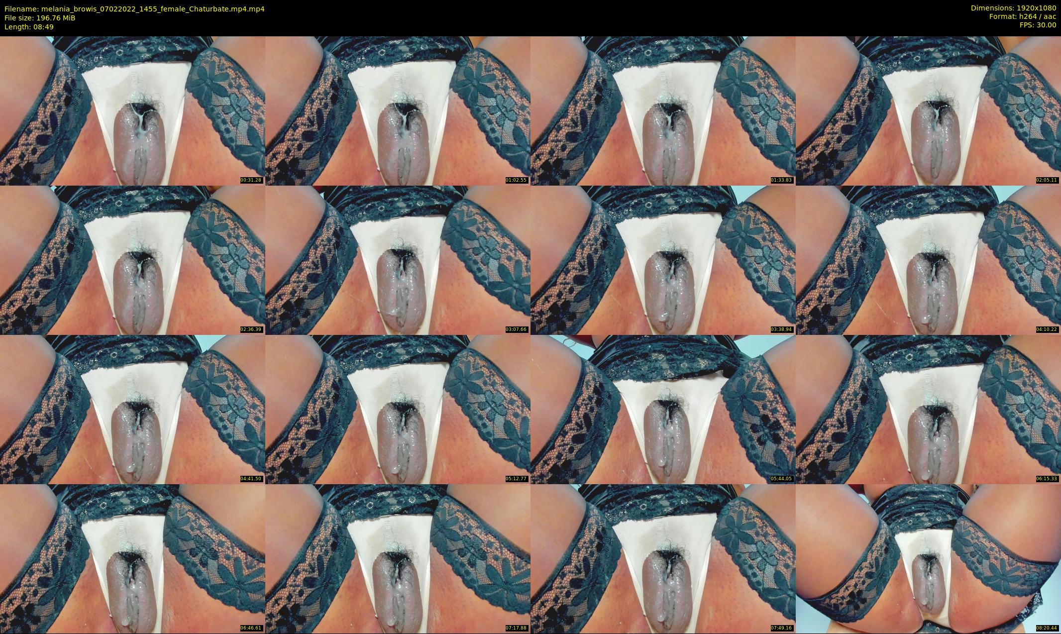 melania_browis — 9 minute Chaturbate female cam show recording, 1080p, Feb 7, 2022