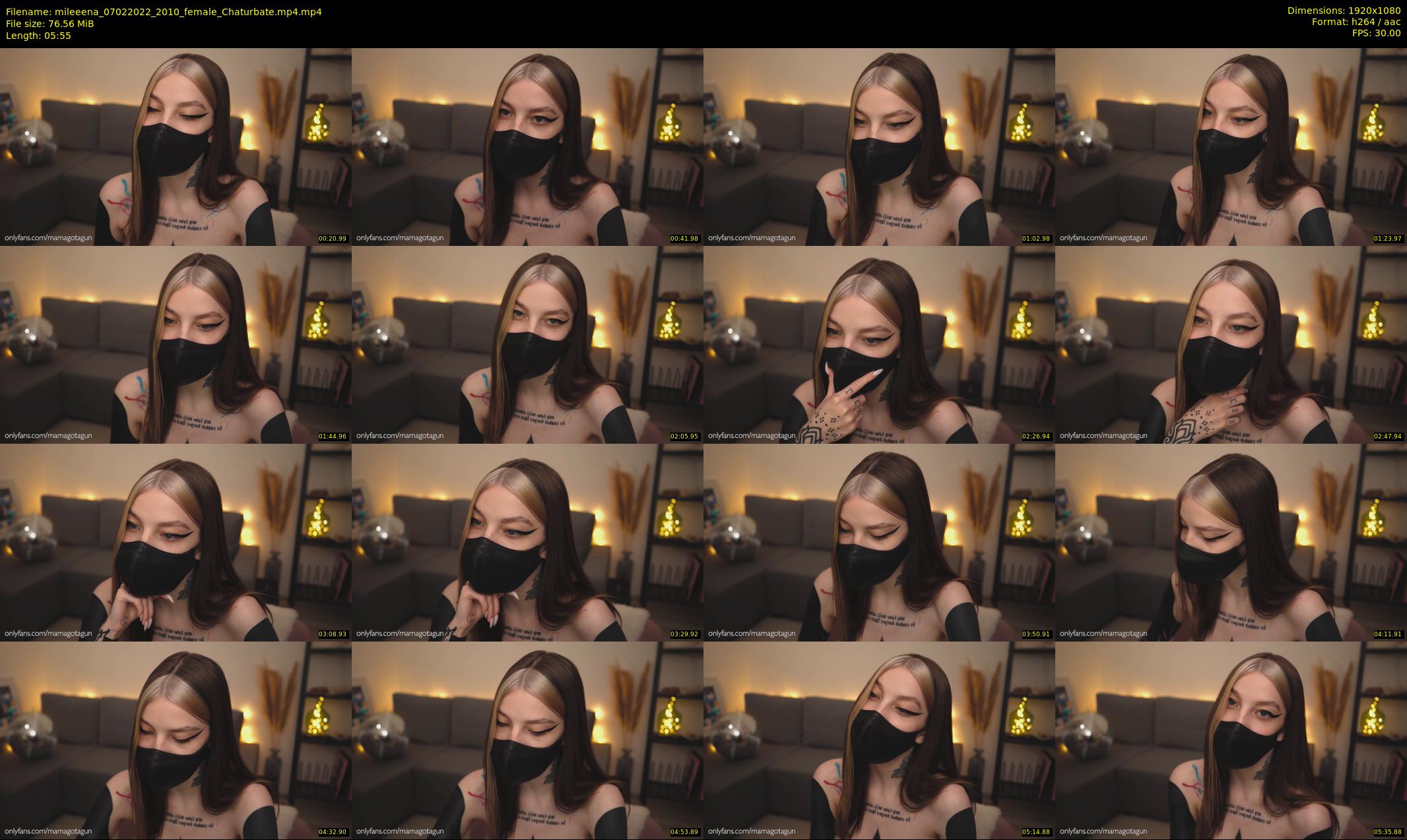mileeena — 6 minute Chaturbate female cam show recording, 1080p, Feb 7, 2022