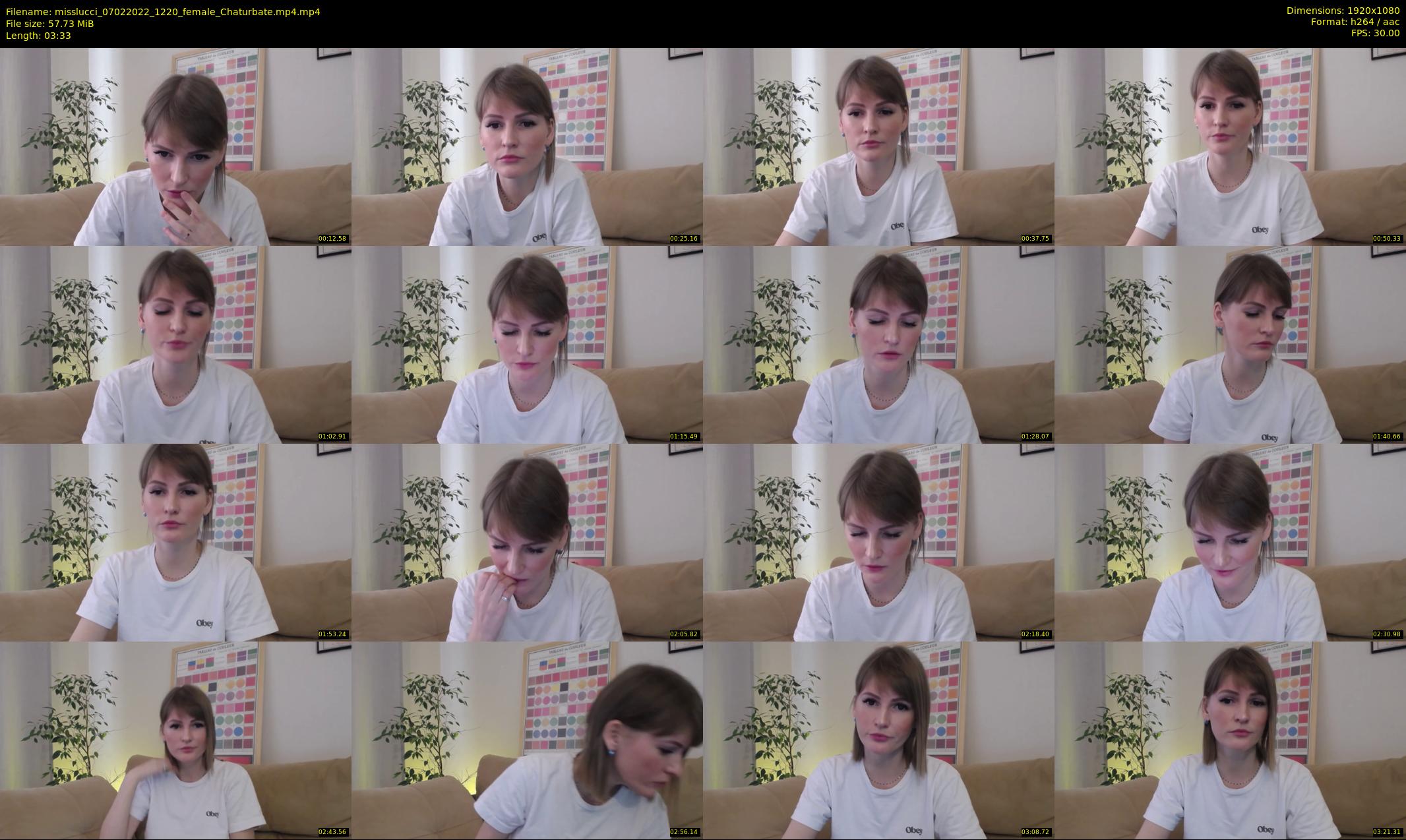 misslucci — 4 minute Chaturbate female cam show recording, 1080p, Feb 7, 2022