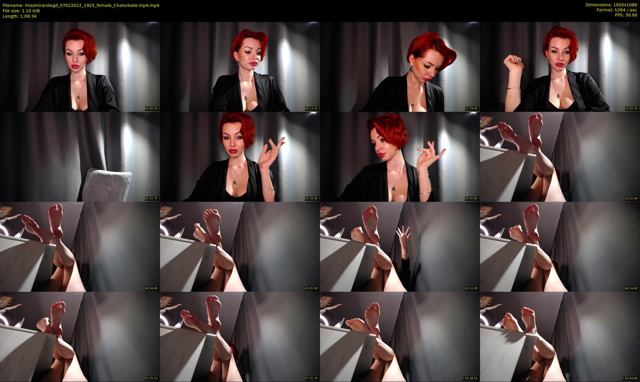 missmirandagd — 70 minute Chaturbate female cam show recording, 1080p, Feb 7, 2022