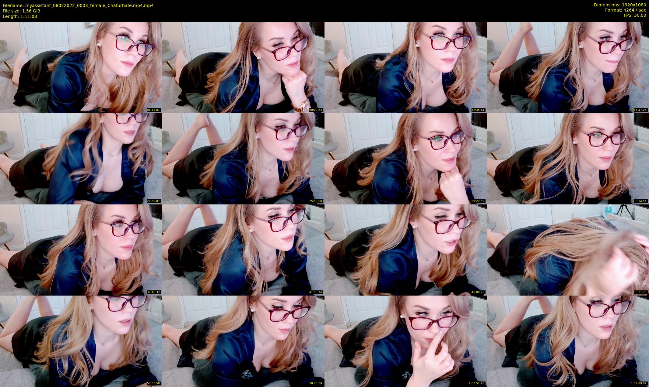 myassistant — 72 minute Chaturbate female cam show recording, 1080p, Feb 8, 2022