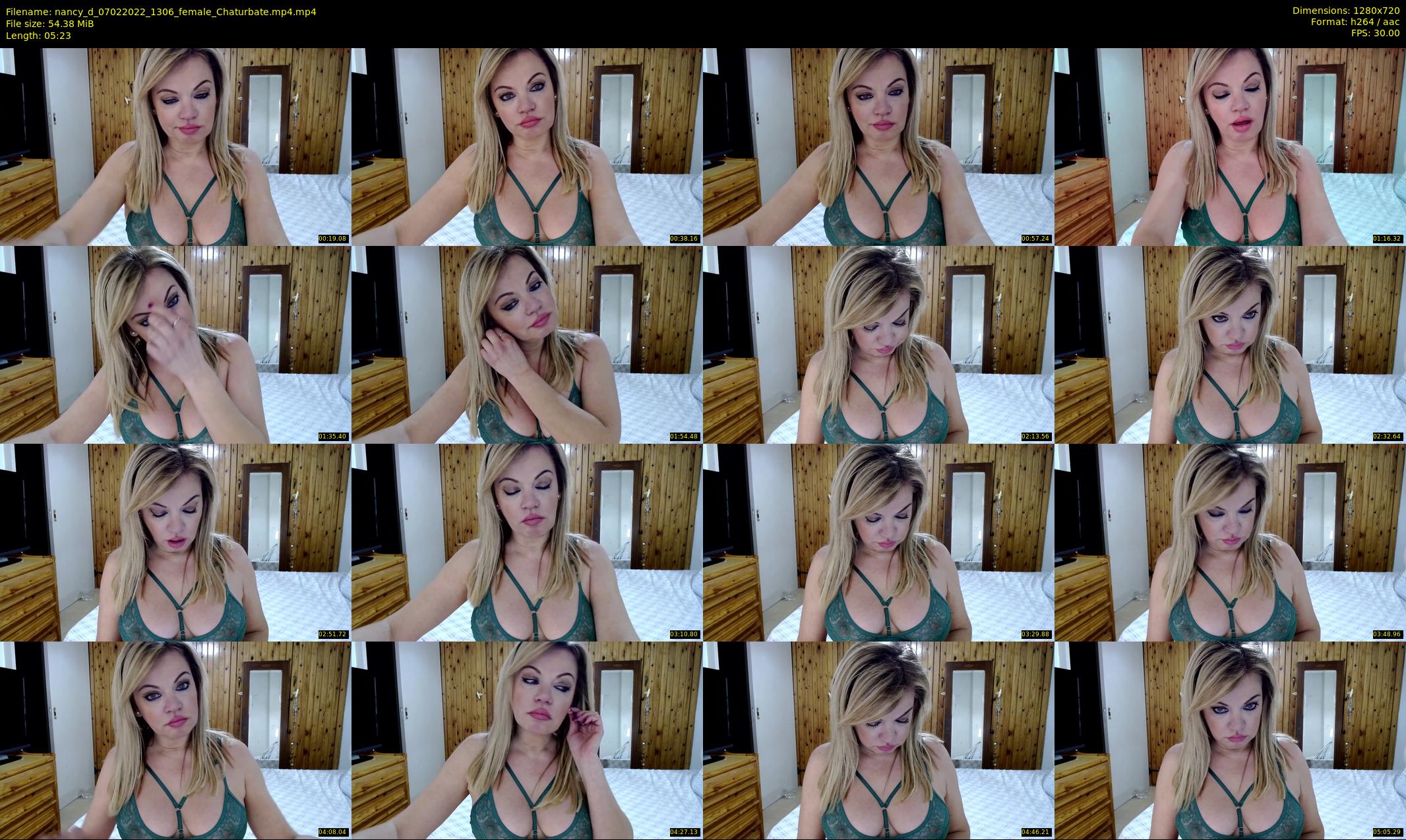 nancy_d — 6 minute Chaturbate female cam show recording, 720p, Feb 7, 2022