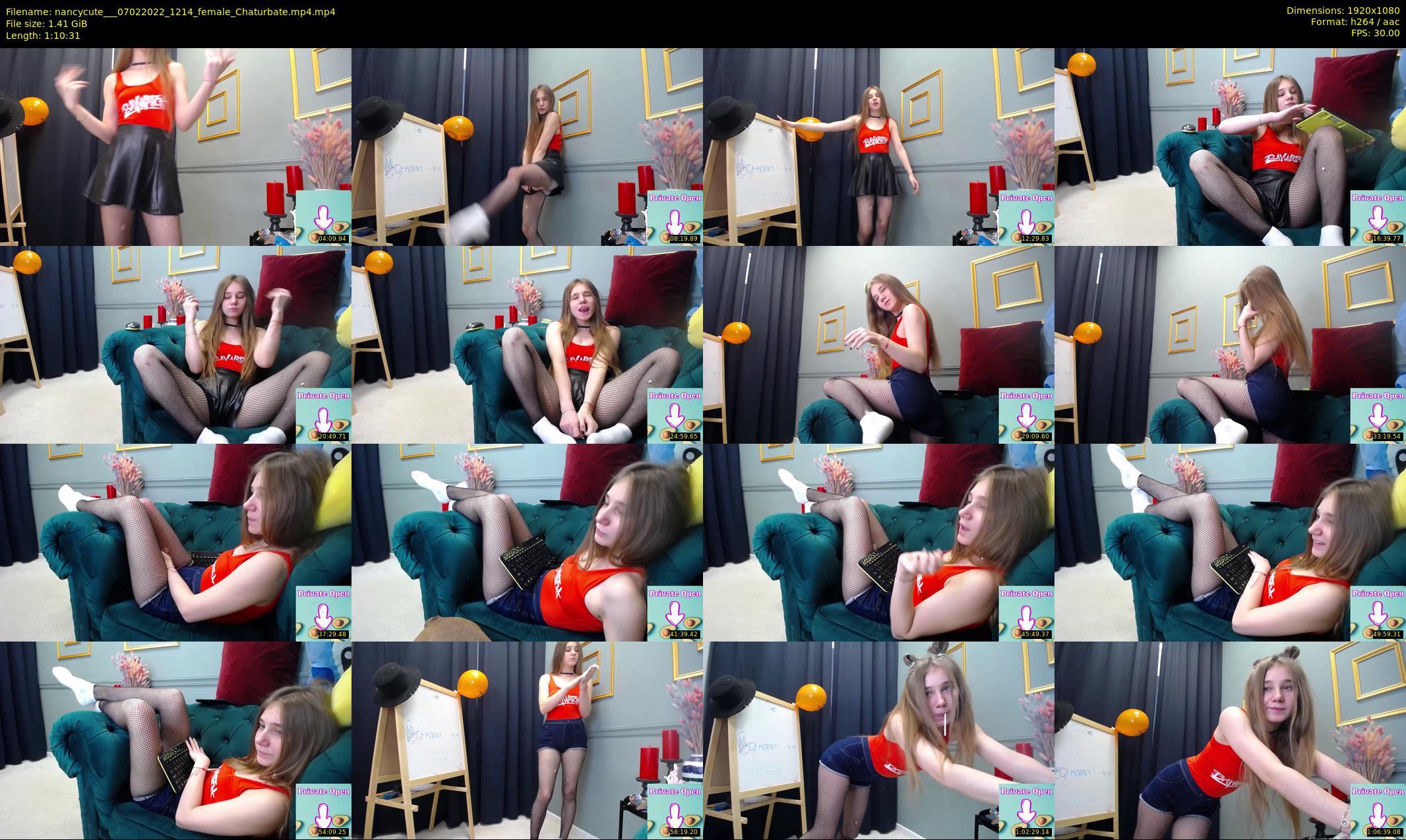 nancycute__ — 71 minute Chaturbate female cam show recording, 1080p, Feb 7, 2022