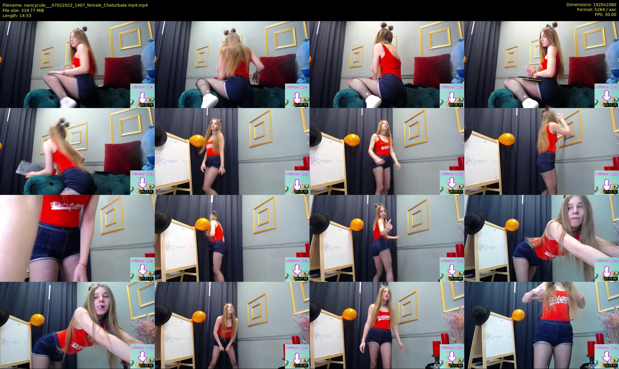 nancycute__ — 15 minute Chaturbate female cam show recording, 1080p, Feb 7, 2022