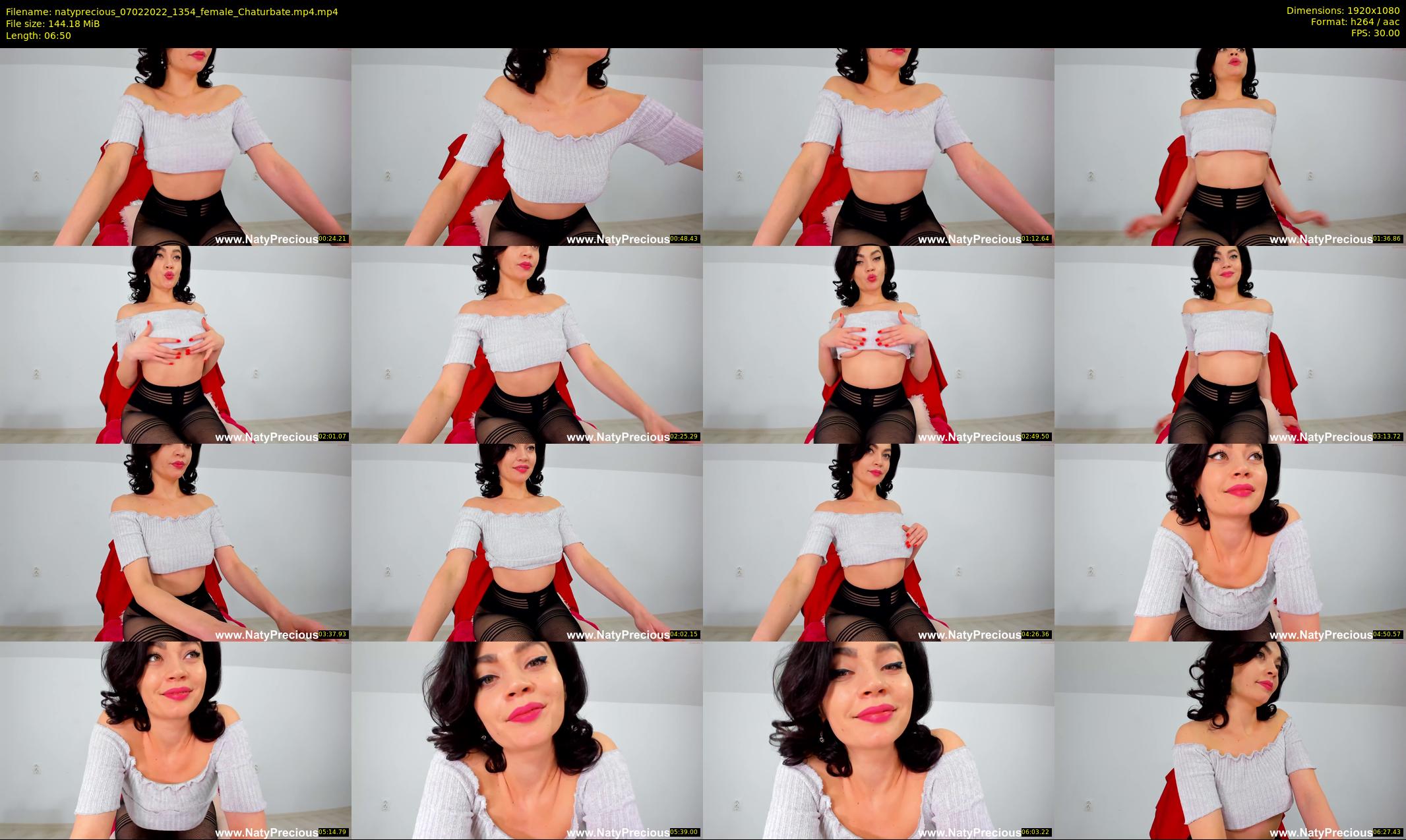 natyprecious — 7 minute Chaturbate female cam show recording, 1080p, Feb 7, 2022