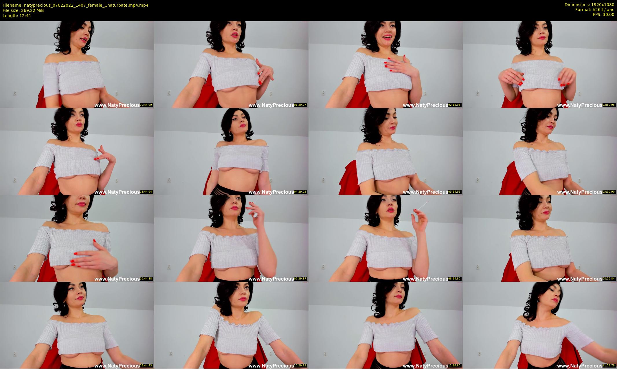 natyprecious — 13 minute Chaturbate female cam show recording, 1080p, Feb 7, 2022