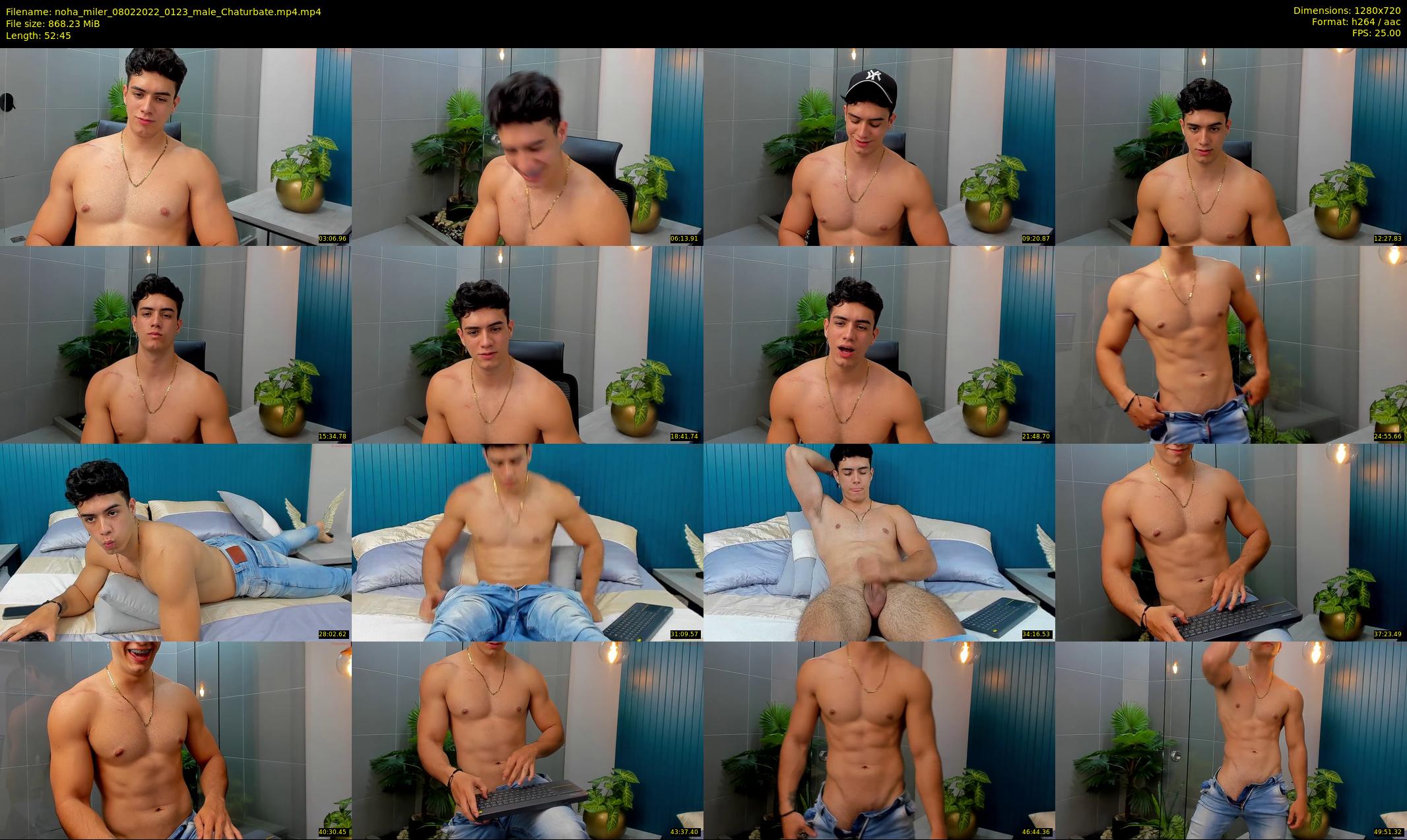 noha_miler — 53 minute Chaturbate male cam show recording, 720p, Feb 8, 2022