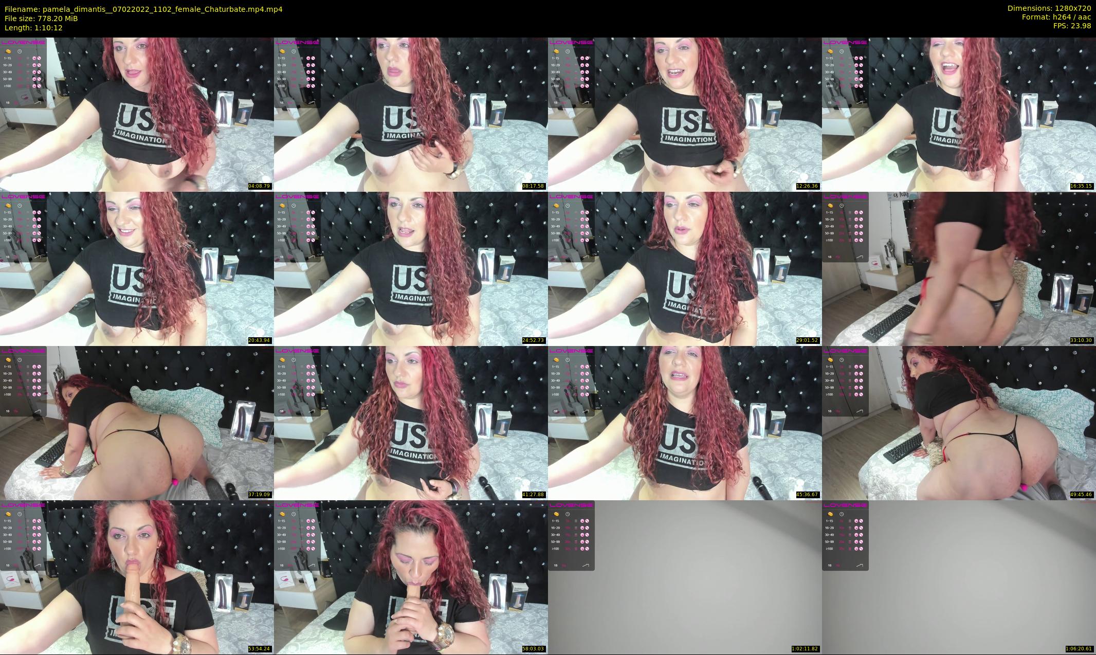 pamela_dimantis_ — 71 minute Chaturbate female cam show recording, 720p, Feb 7, 2022