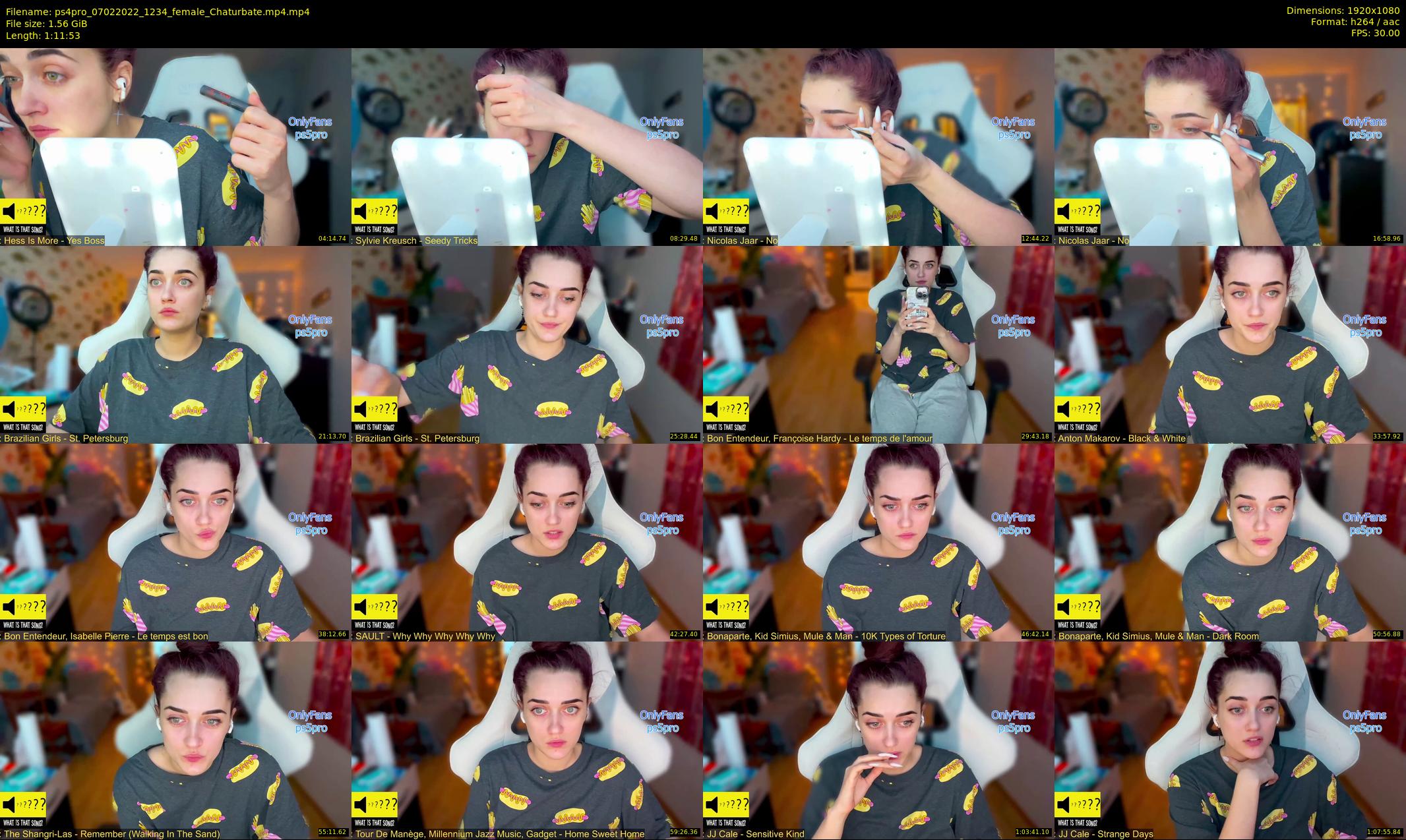 ps4pro — 72 minute Chaturbate female cam show recording, 1080p, Feb 7, 2022