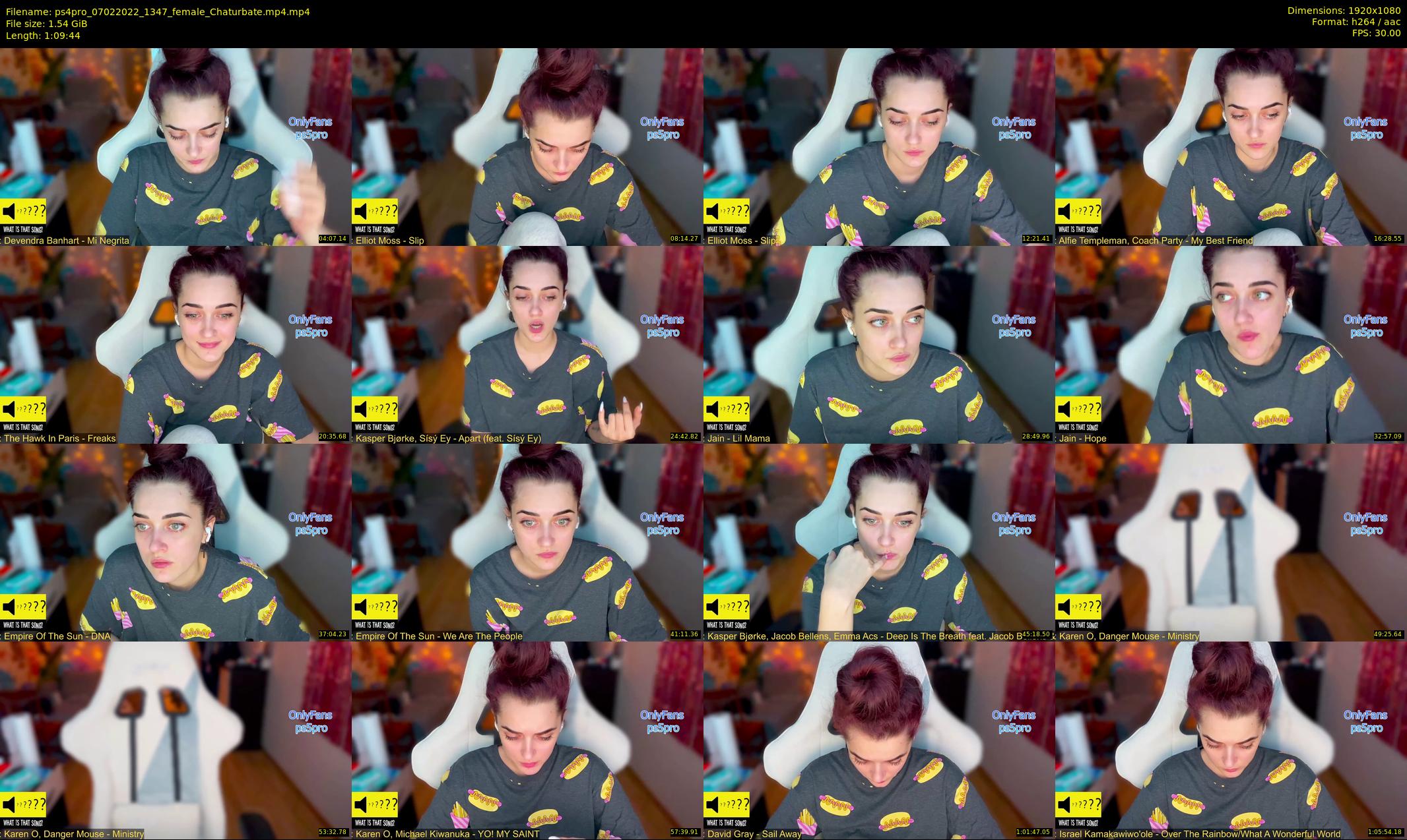 ps4pro — 70 minute Chaturbate female cam show recording, 1080p, Feb 7, 2022