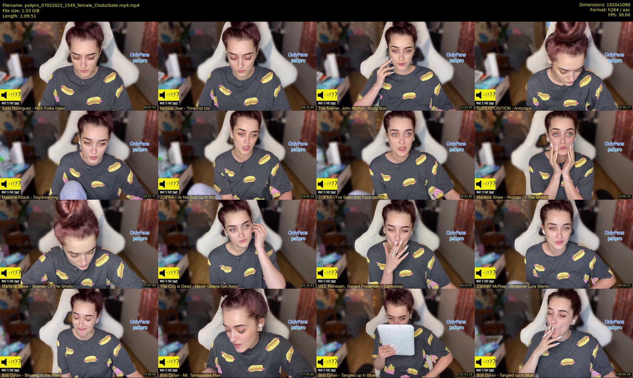 ps4pro — 70 minute Chaturbate female cam show recording, 1080p, Feb 7, 2022