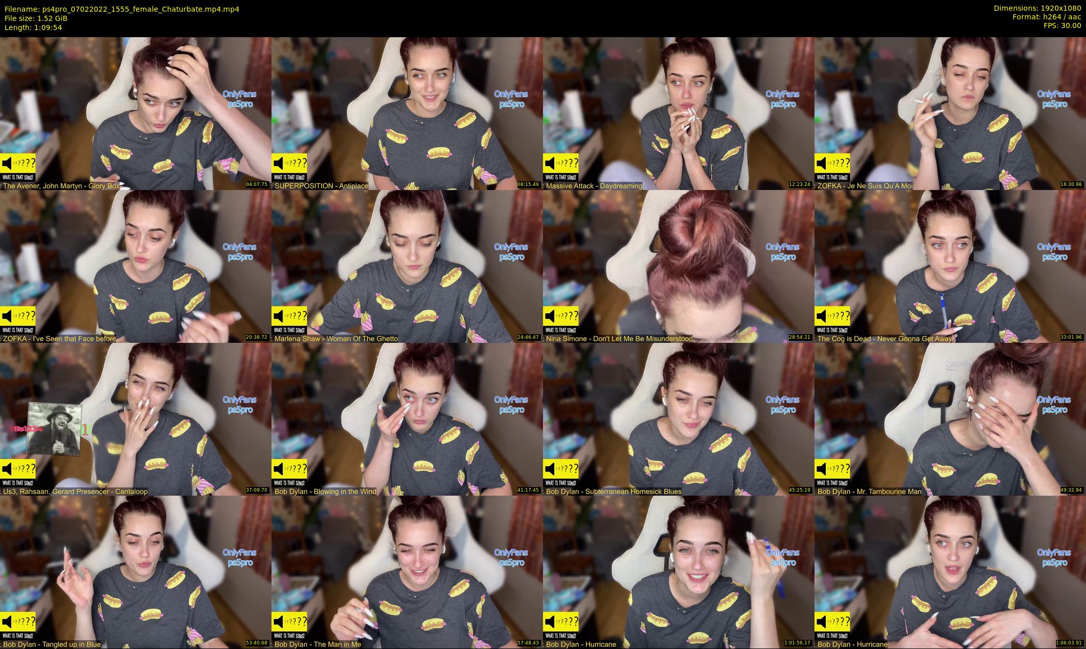 ps4pro — 70 minute Chaturbate female cam show recording, 1080p, Feb 7, 2022
