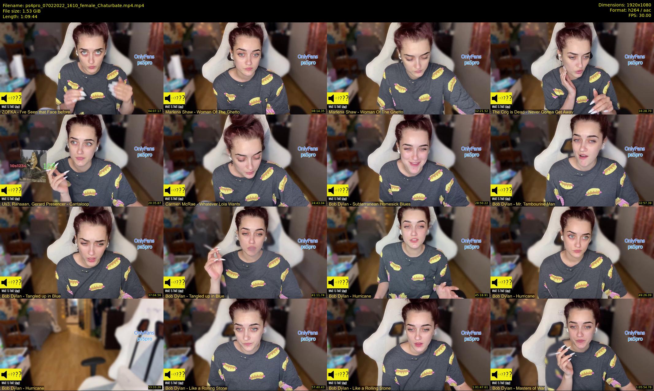 ps4pro — 70 minute Chaturbate female cam show recording, 1080p, Feb 7, 2022