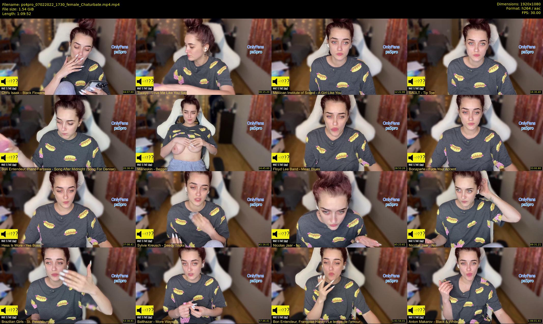 ps4pro — 70 minute Chaturbate female cam show recording, 1080p, Feb 7, 2022