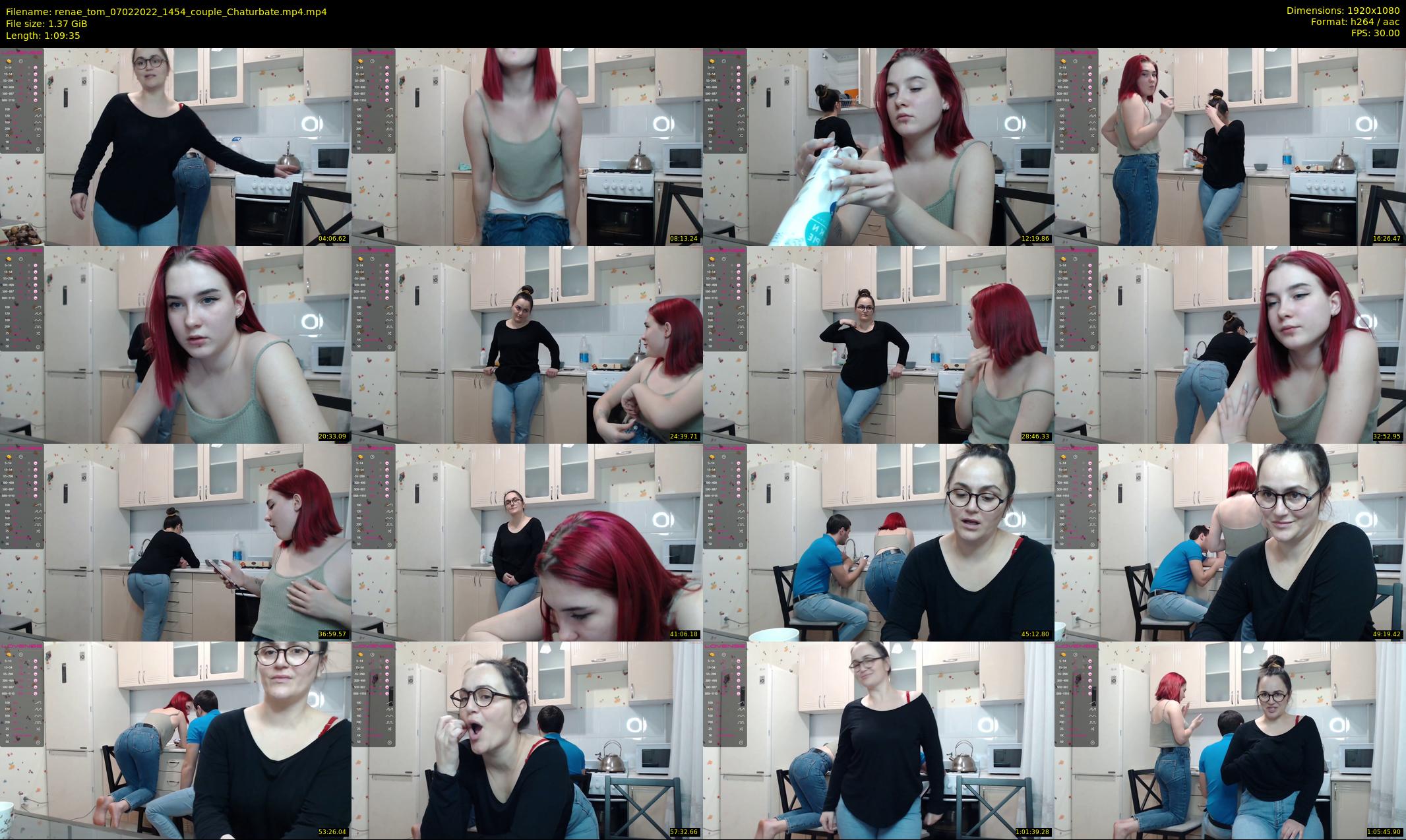 renae_tom — 70 minute Chaturbate couple cam show recording, 1080p, Feb 7, 2022
