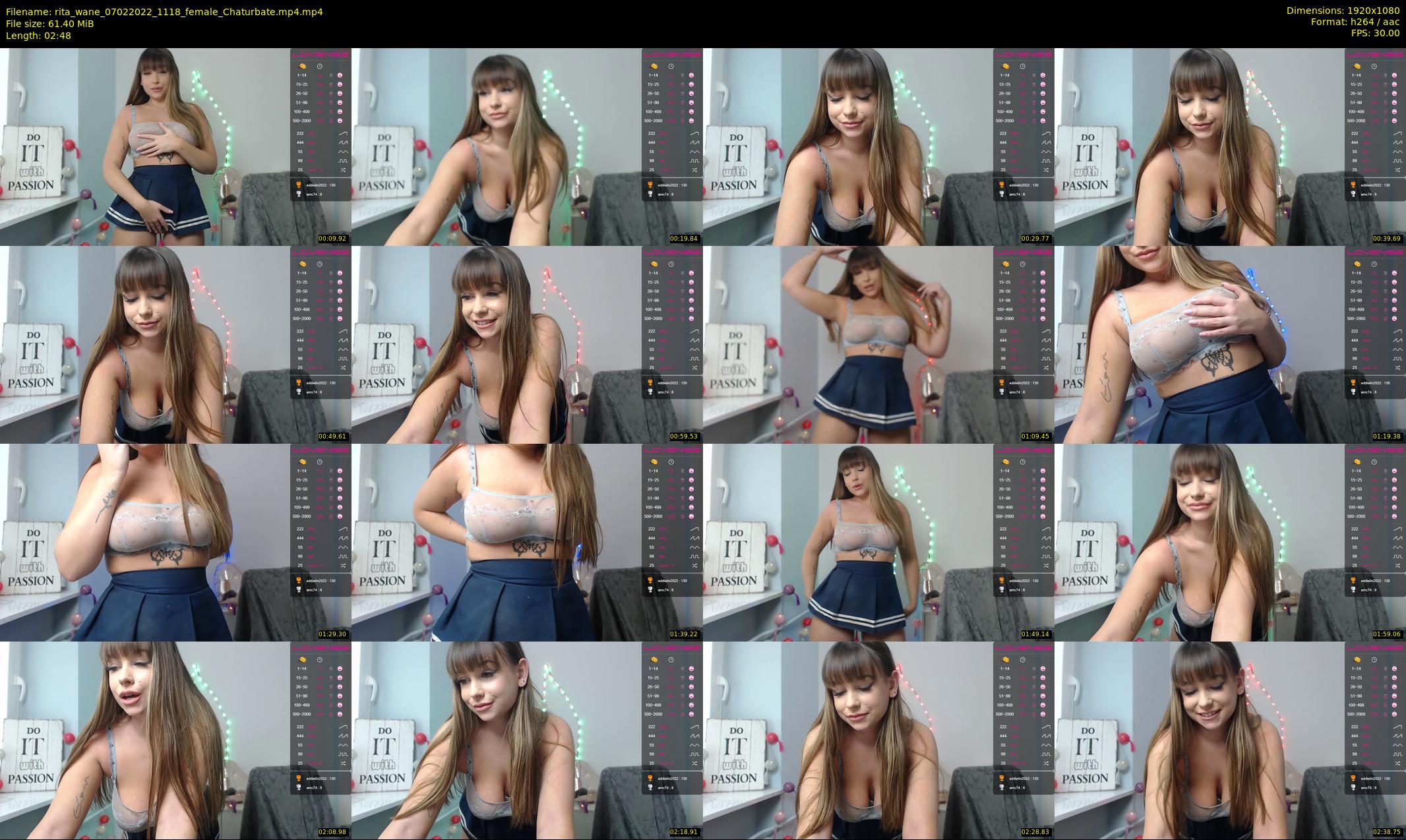 rita_wane — 3 minute Chaturbate female cam show recording, 1080p, Feb 7, 2022
