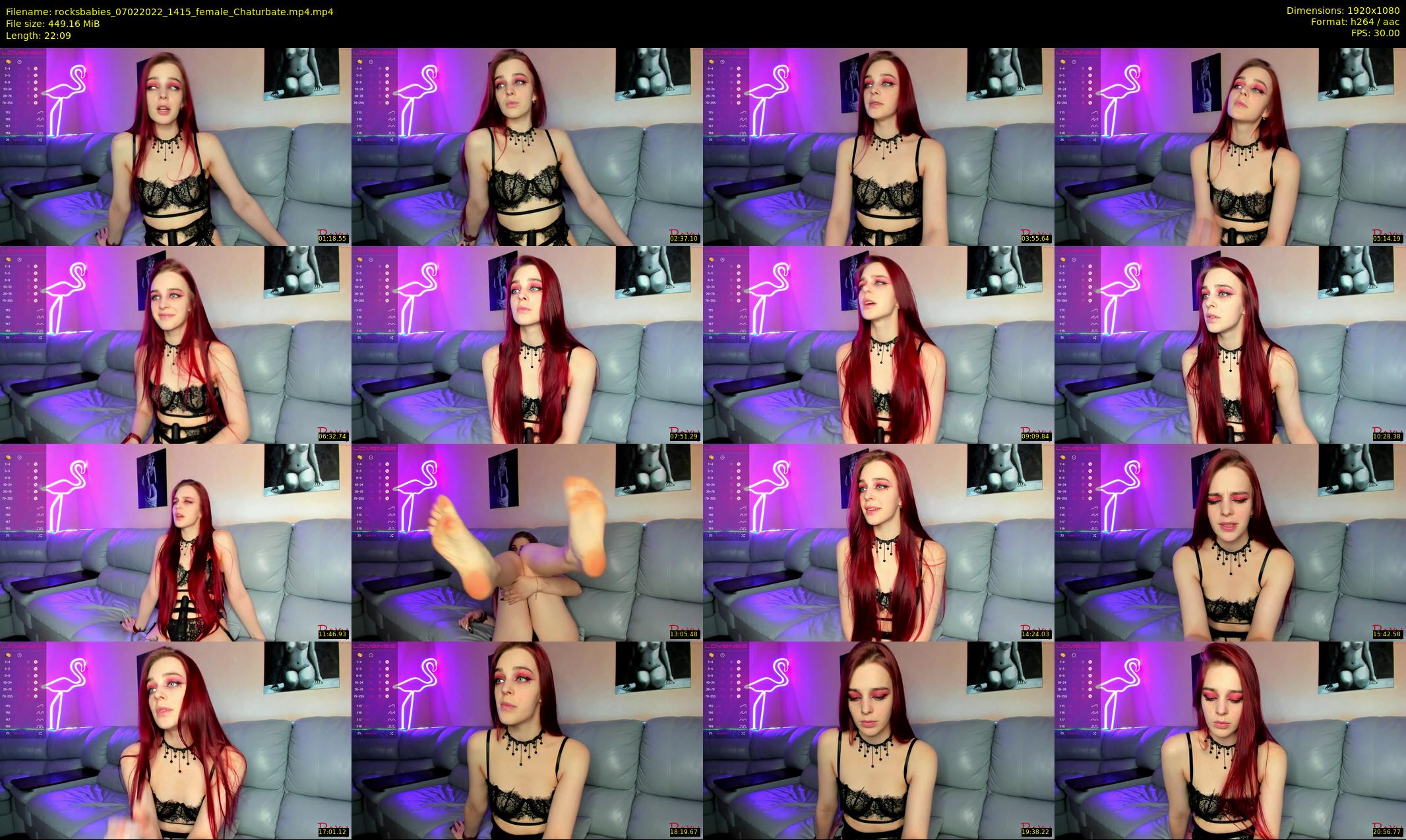 rocksbabies — 23 minute Chaturbate female cam show recording, 1080p, Feb 7, 2022