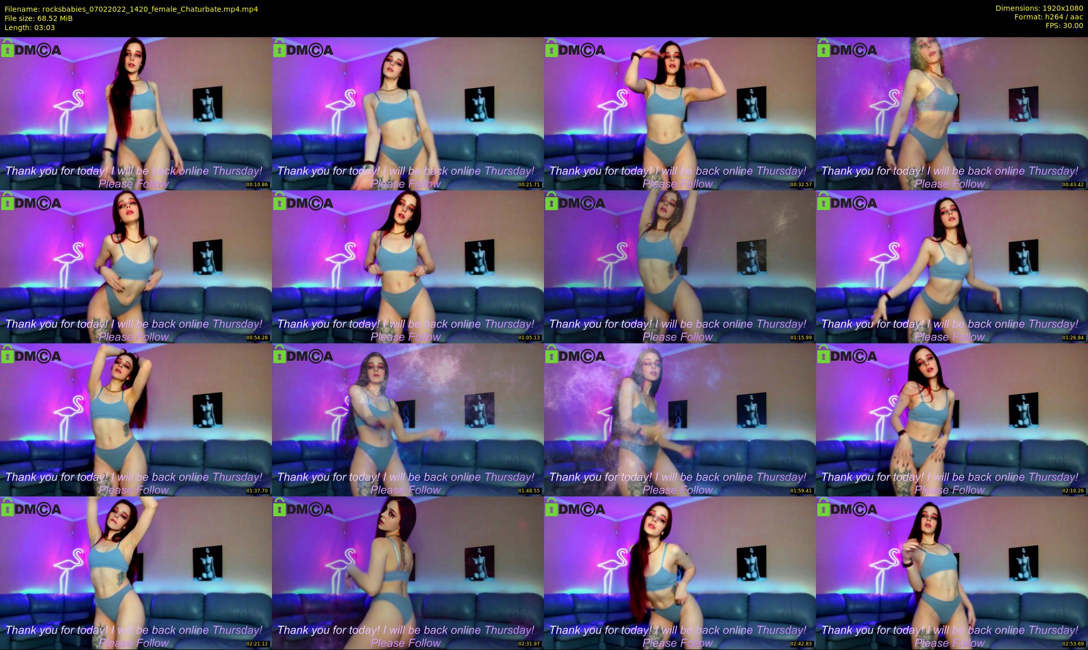 rocksbabies — 4 minute Chaturbate female cam show recording, 1080p, Feb 7, 2022