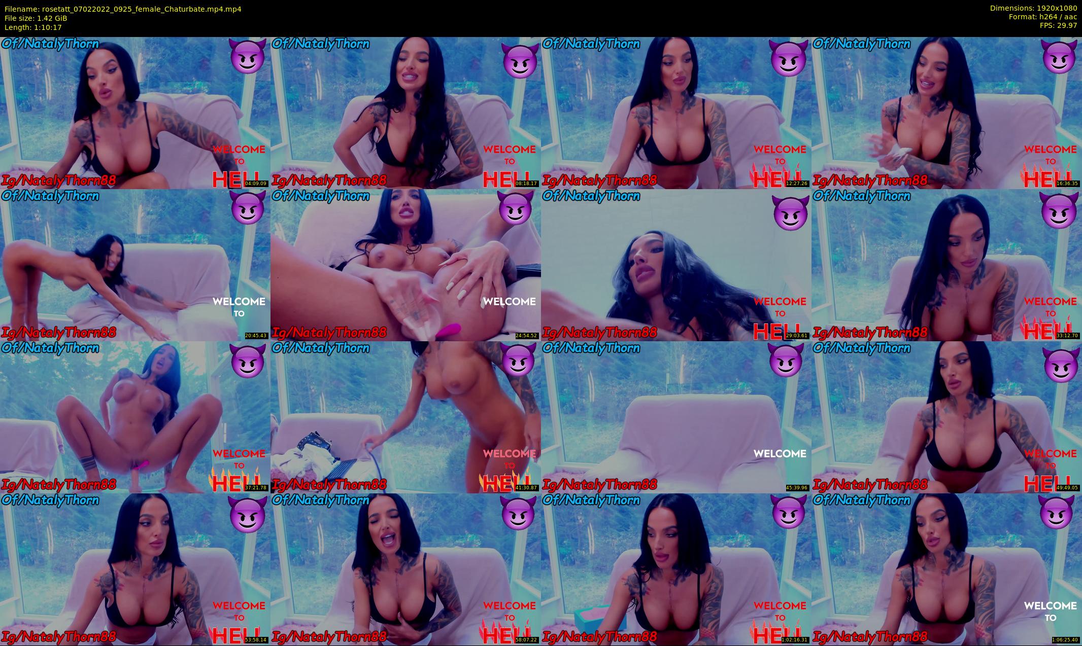 rosetatt — 71 minute Chaturbate female cam show recording, 1080p, Feb 7, 2022