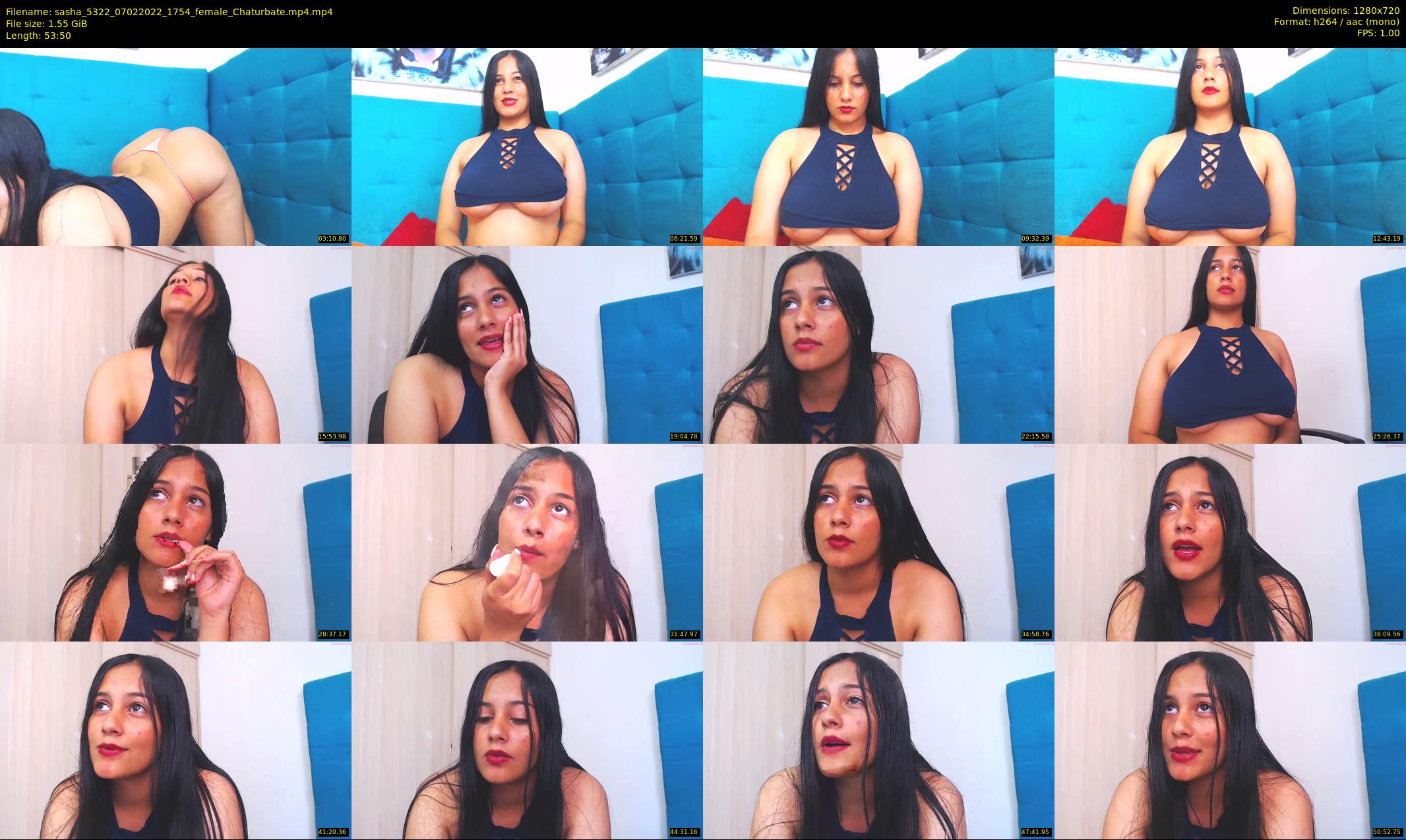 sasha_5322 — 54 minute Chaturbate female cam show recording, 720p, Feb 7, 2022