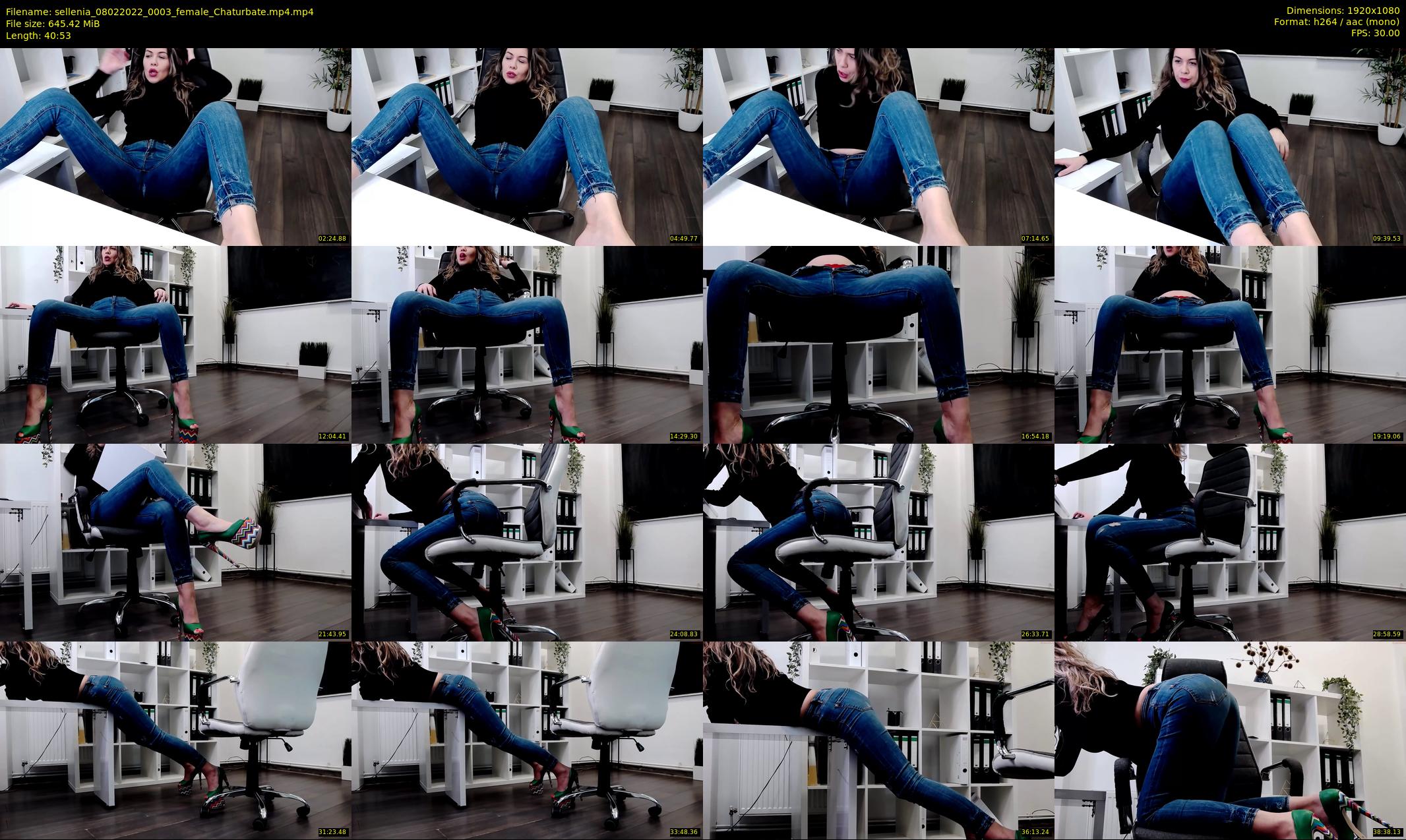sellenia — 41 minute Chaturbate female cam show recording, 1080p, Feb 8, 2022