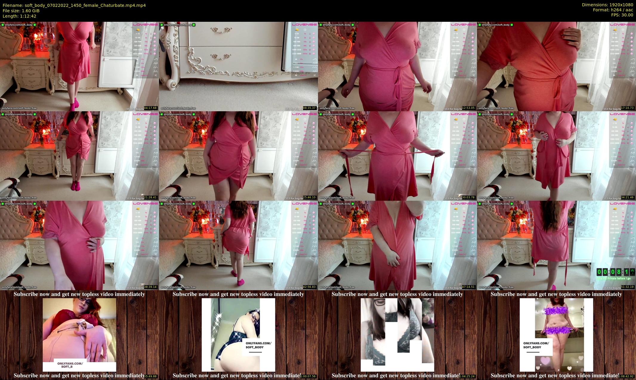 soft_body — 73 minute Chaturbate female cam show recording, 1080p, Feb 7, 2022