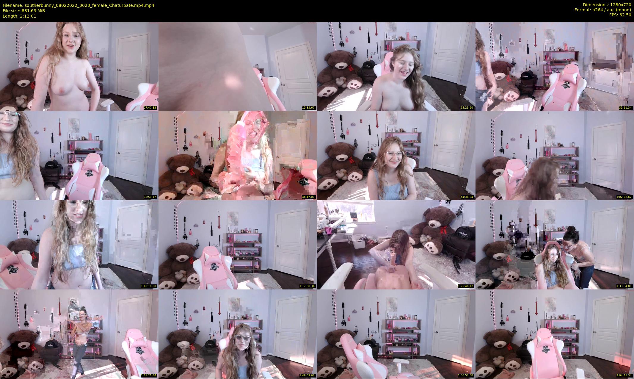 southerbunny — 133 minute Chaturbate female cam show recording, 720p, Feb 8, 2022