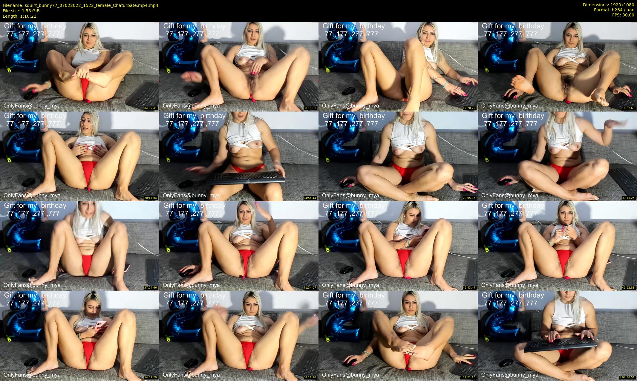 squirt_bunny77 — 71 minute Chaturbate couple cam show recording, 1080p, Feb 7, 2022
