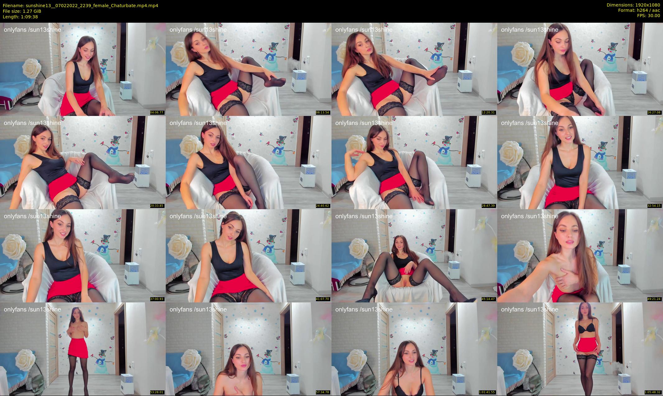 sunshine13_ — 70 minute Chaturbate female cam show recording, 1080p, Feb 7, 2022