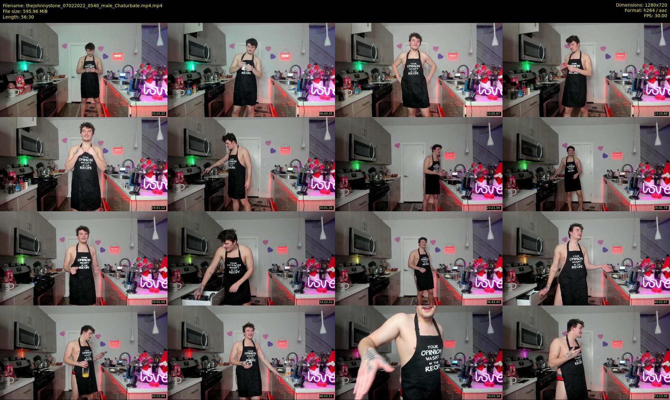 thejohnnystone — 57 minute Chaturbate male cam show recording, 720p, Feb 7, 2022