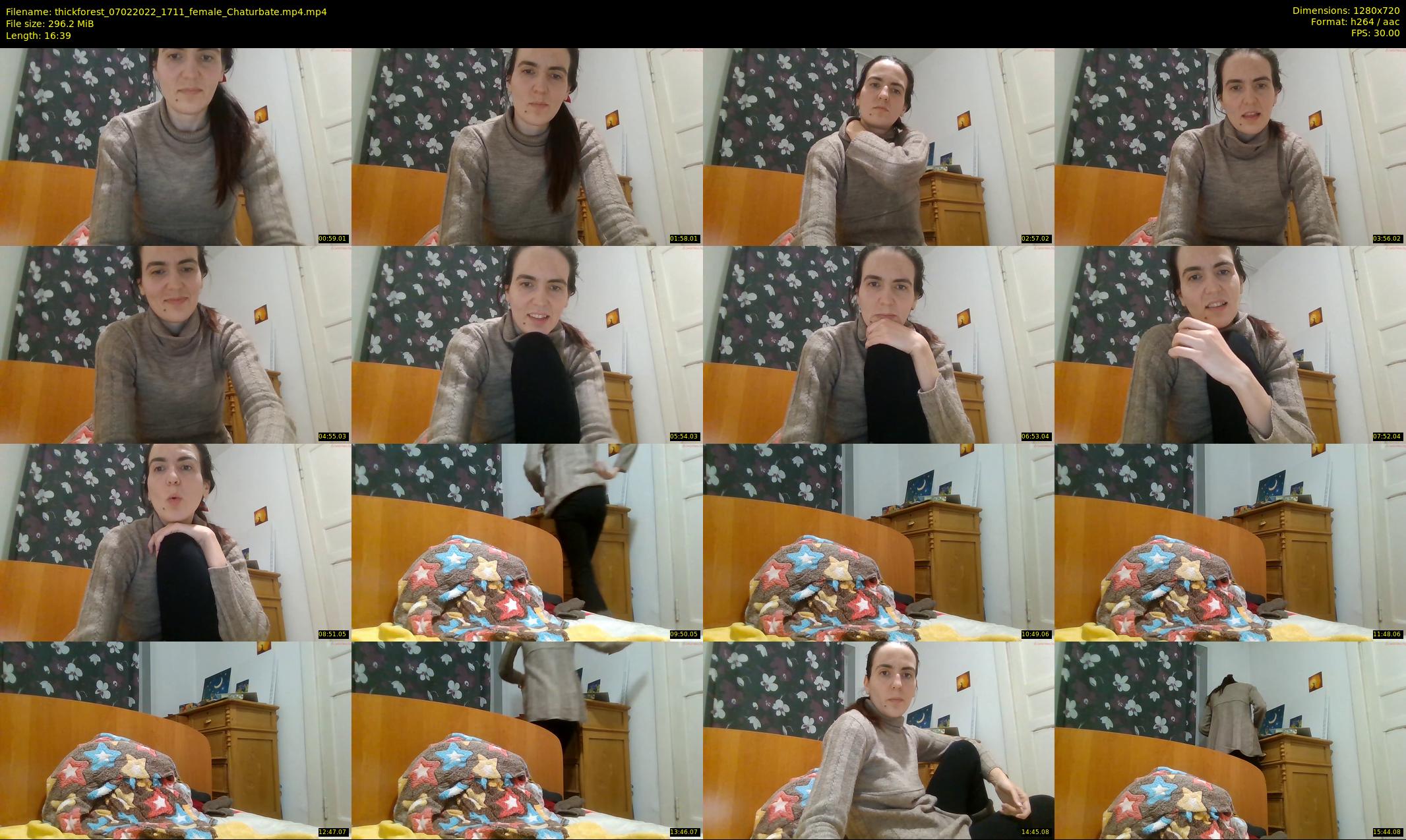 thickforest — 17 minute Chaturbate female cam show recording, 720p, Feb 7, 2022