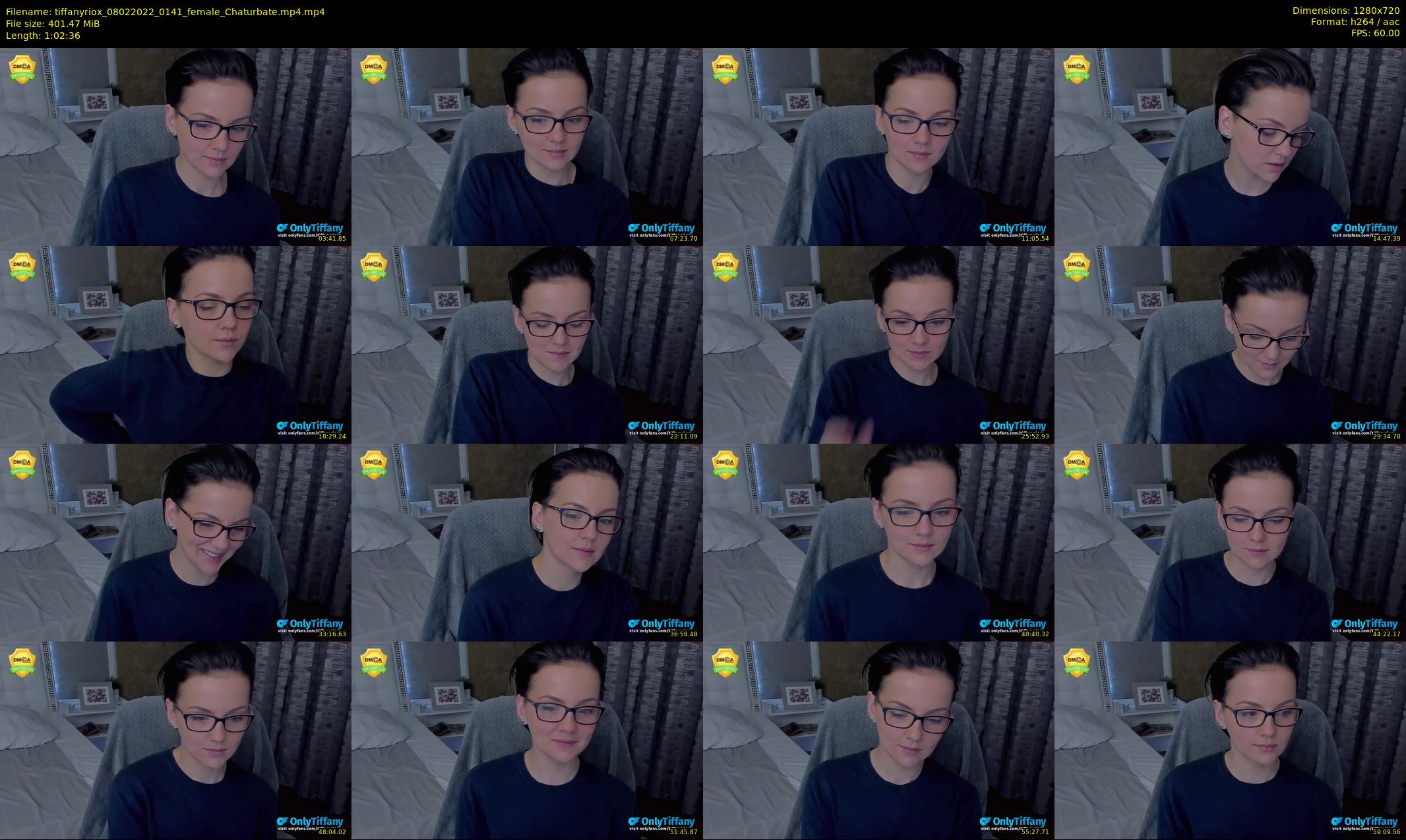 tiffanyriox — 63 minute Chaturbate female cam show recording, 720p, Feb 8, 2022