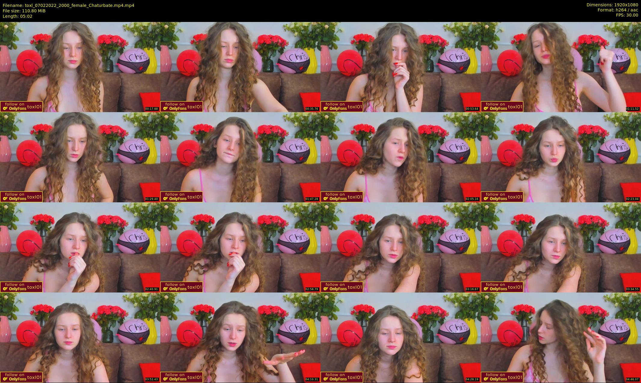 toxl — 6 minute Chaturbate female cam show recording, 1080p, Feb 7, 2022